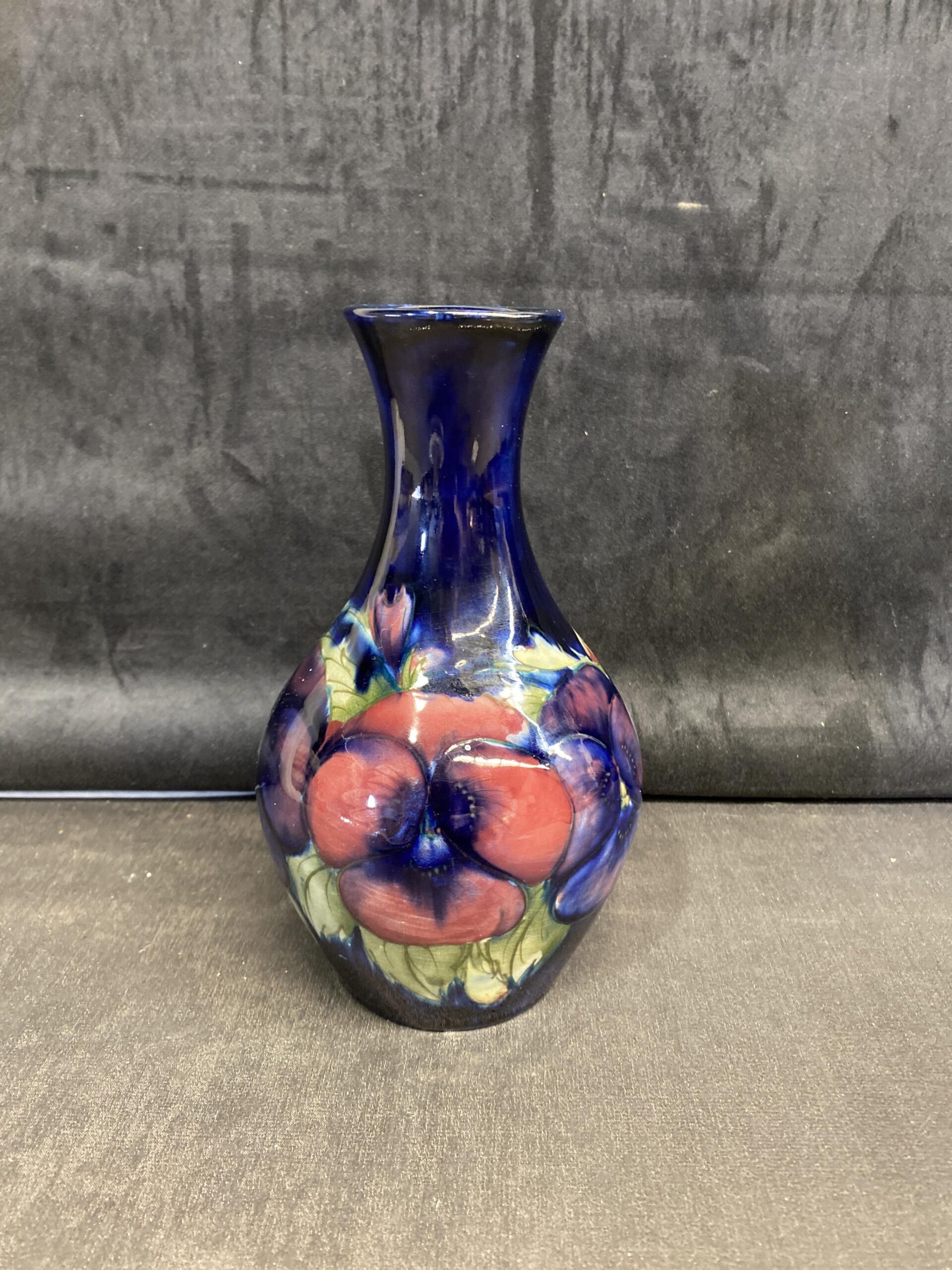 Moorcroft Vase – Pansy