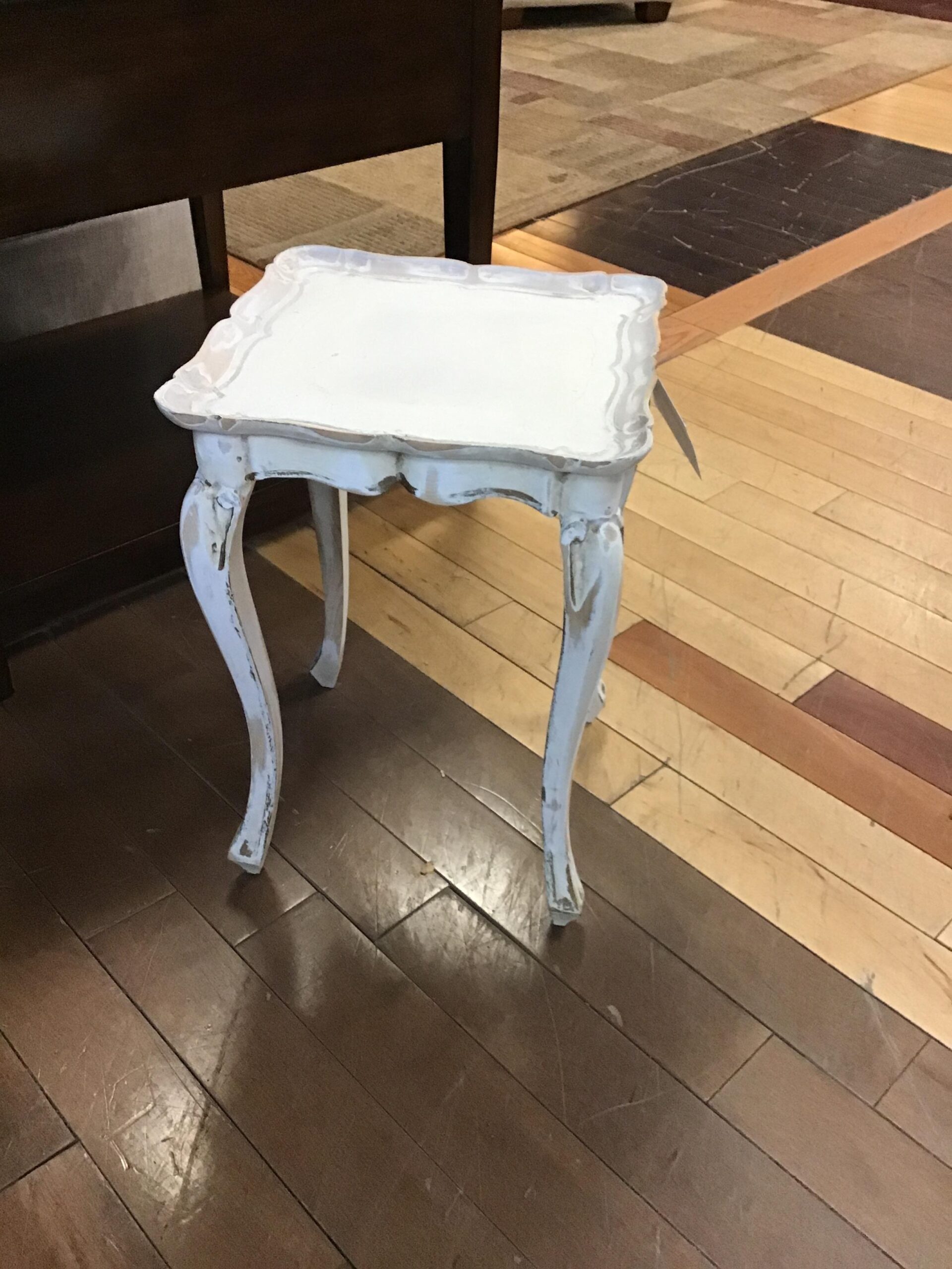 Small Accent Table Distressed look