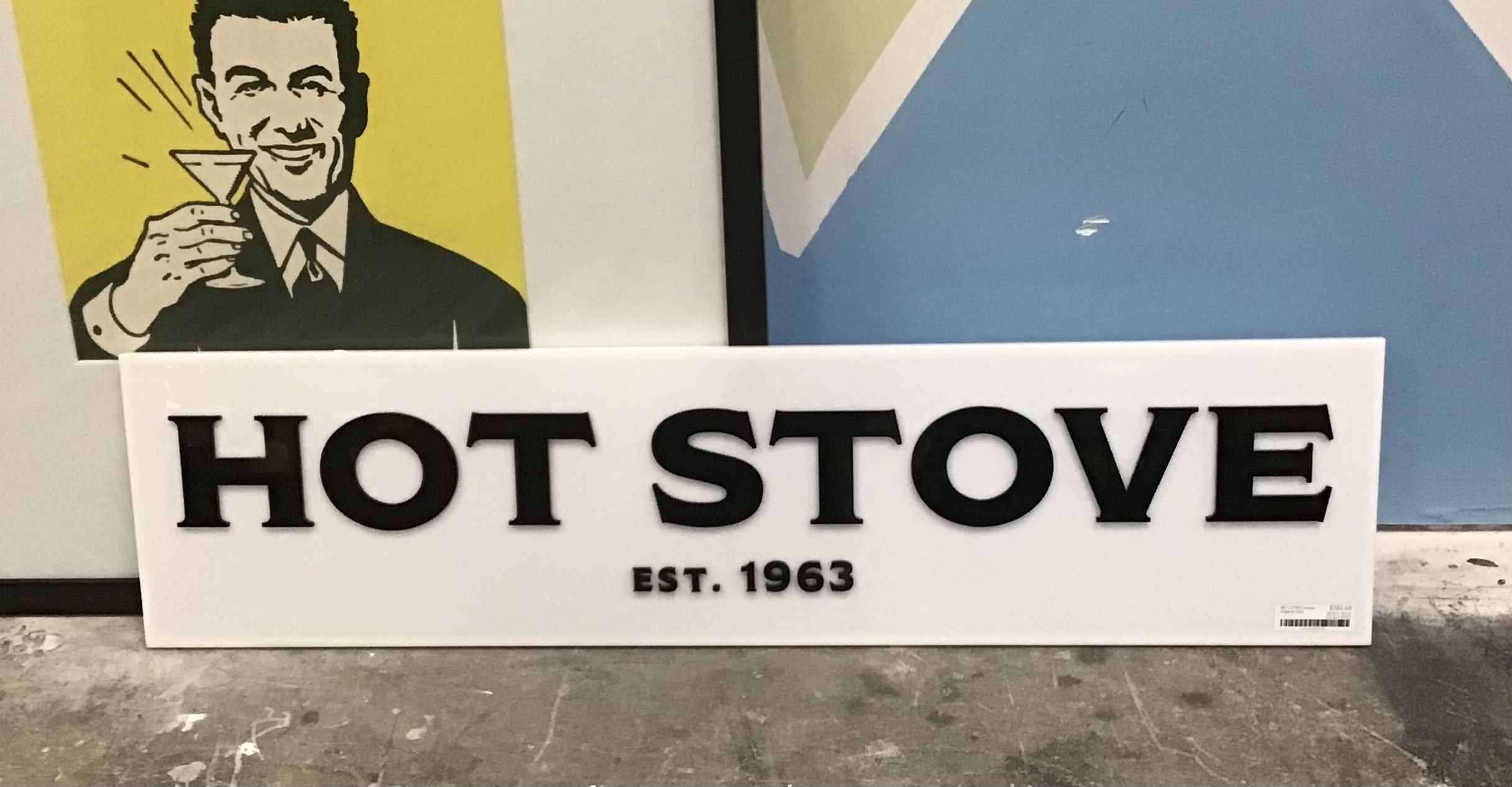HOT STOVE Lounge Original Sign