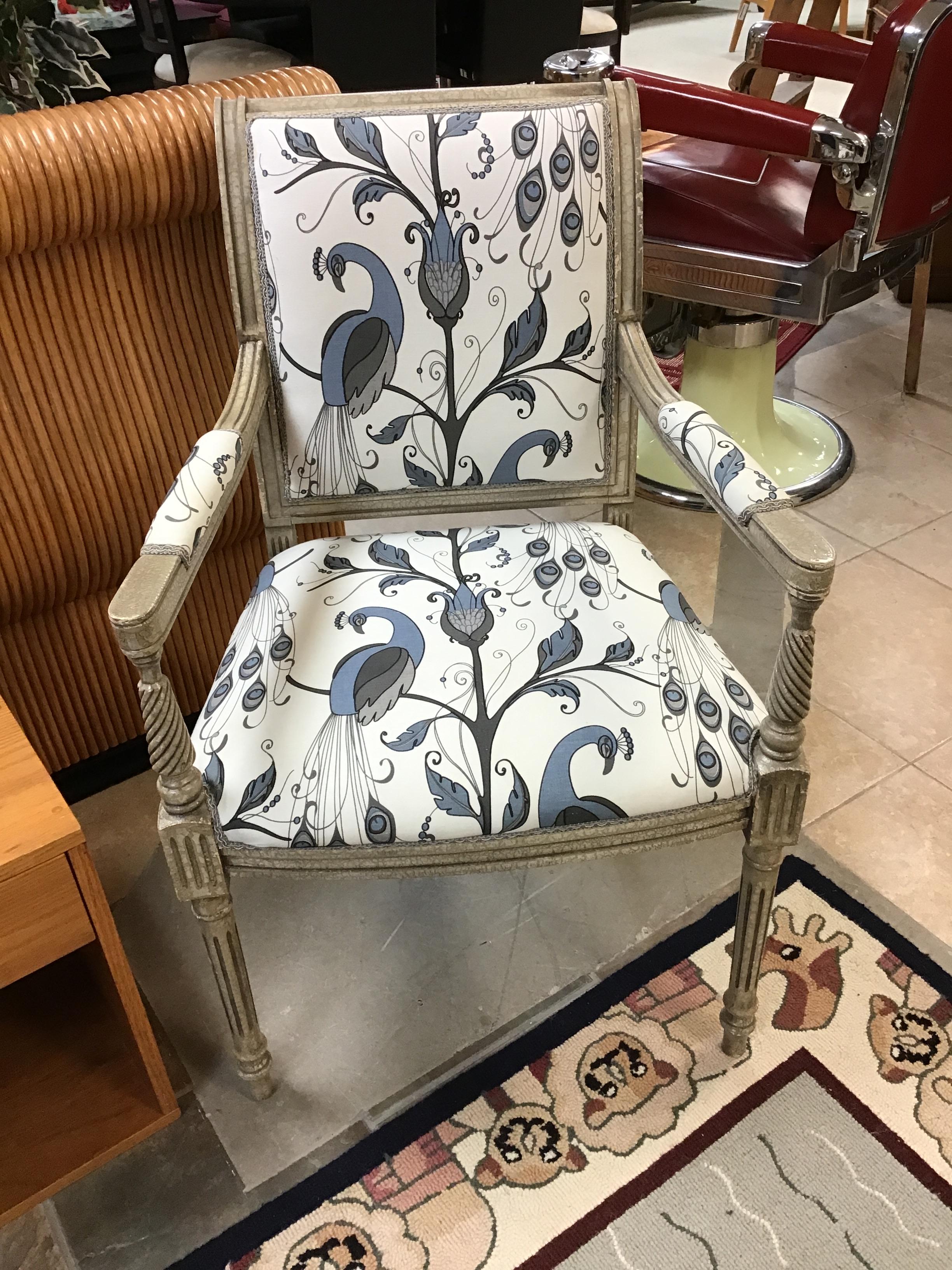 Beautiful! “Peacock” Arm Chair » The Millionaire's Daughter