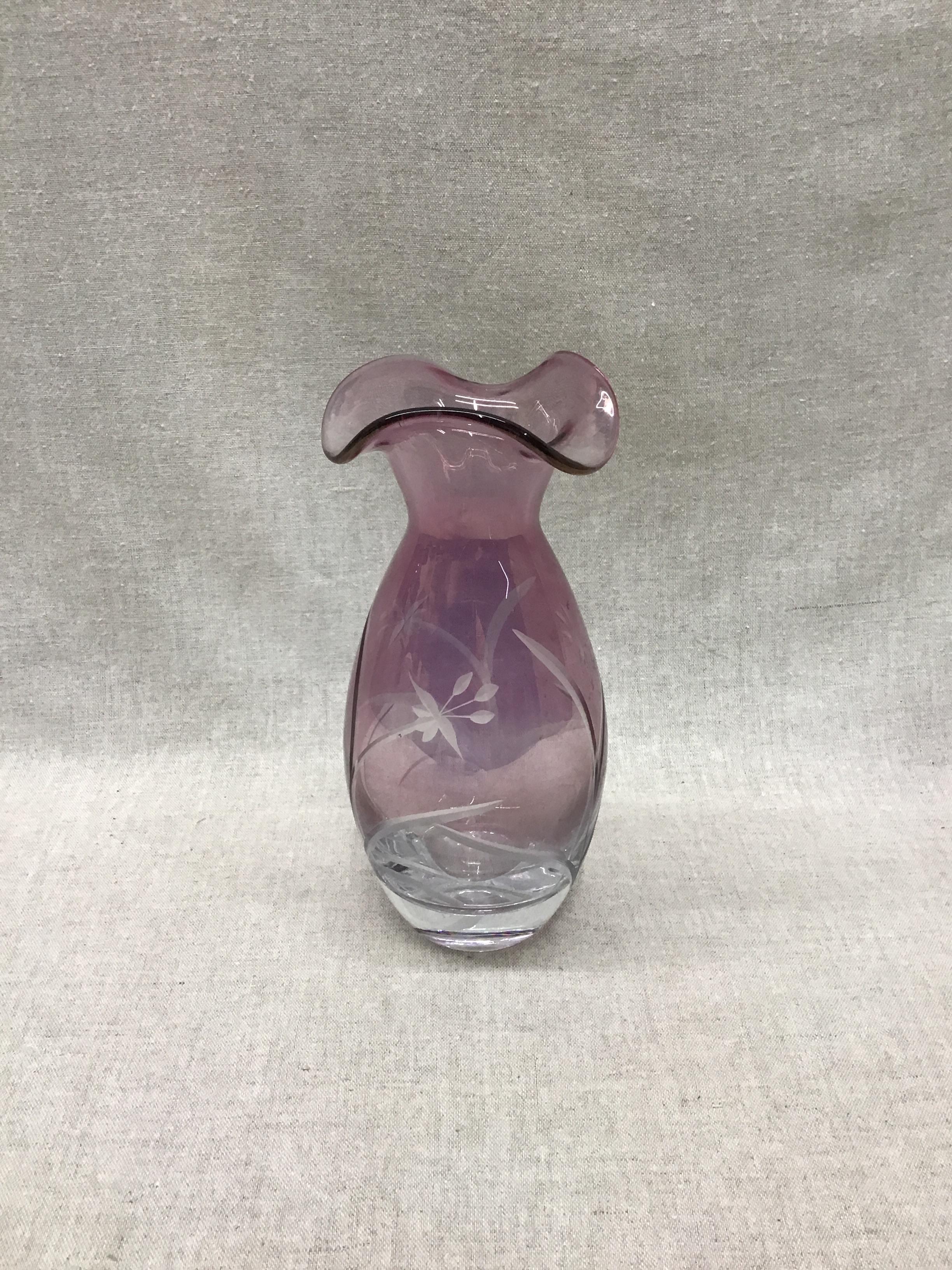 Lenox Amethyst Crystal Vase » The Millionaire's Daughter