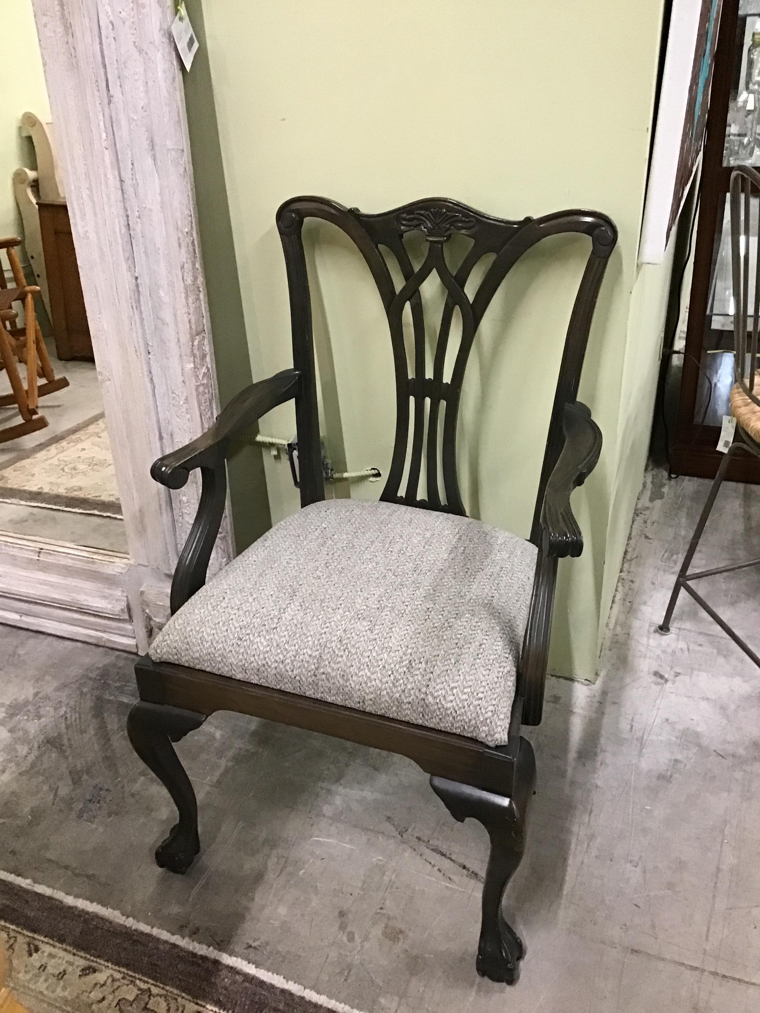 Chippendale Style Arm Chair