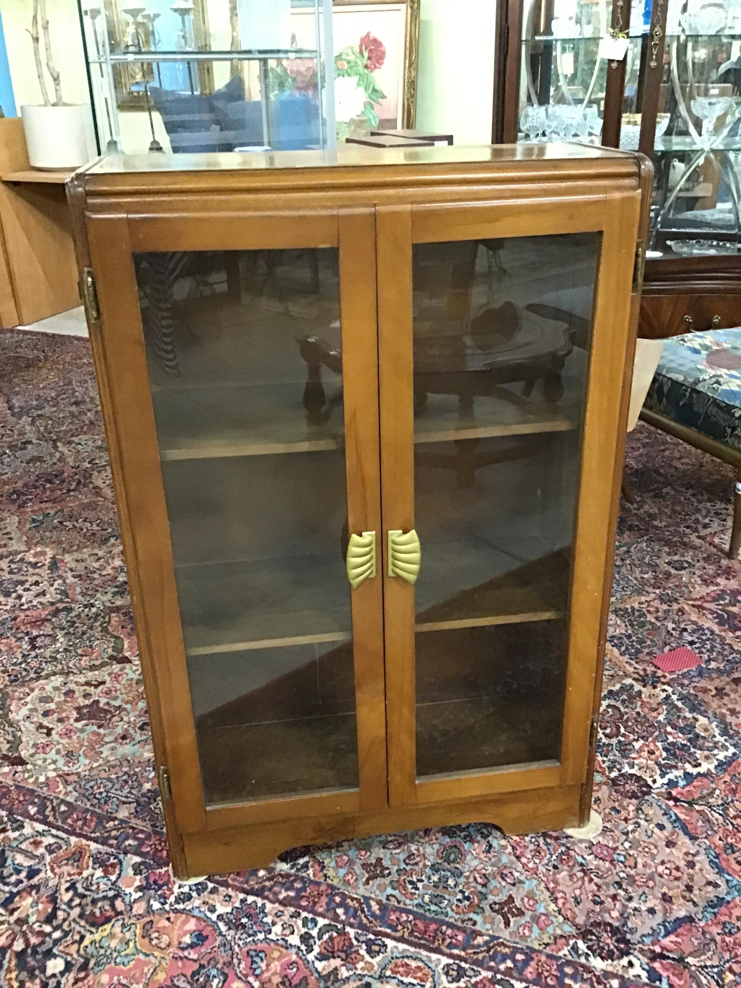 Art Deco Style Glass-door Cabinet