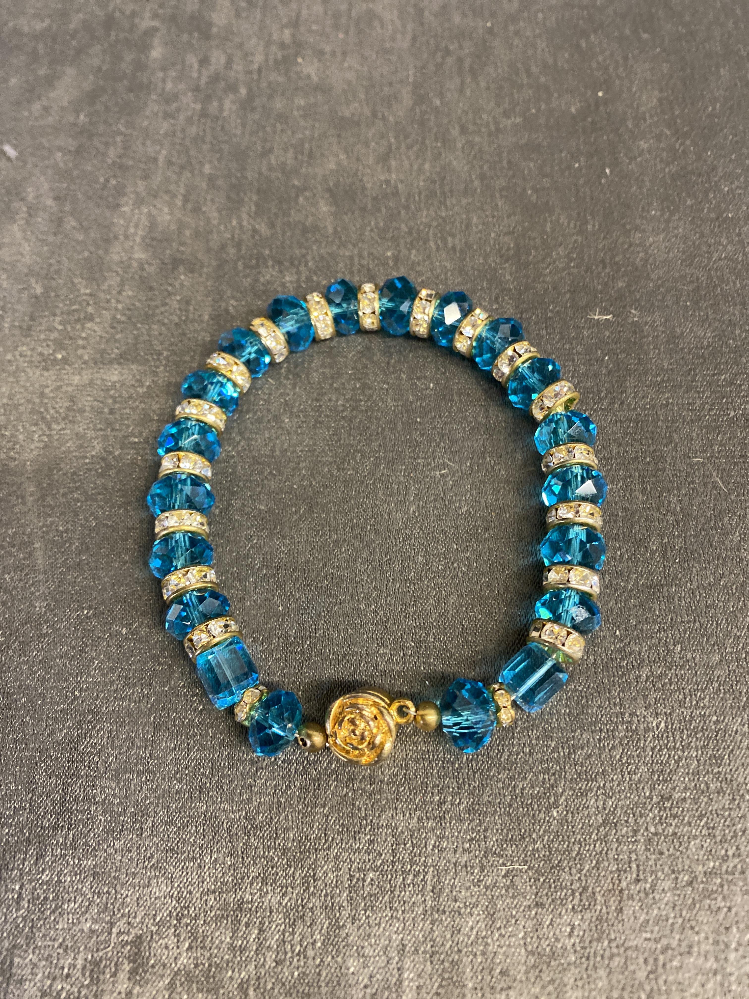 Stretch Bracelet – Turquoise Bead