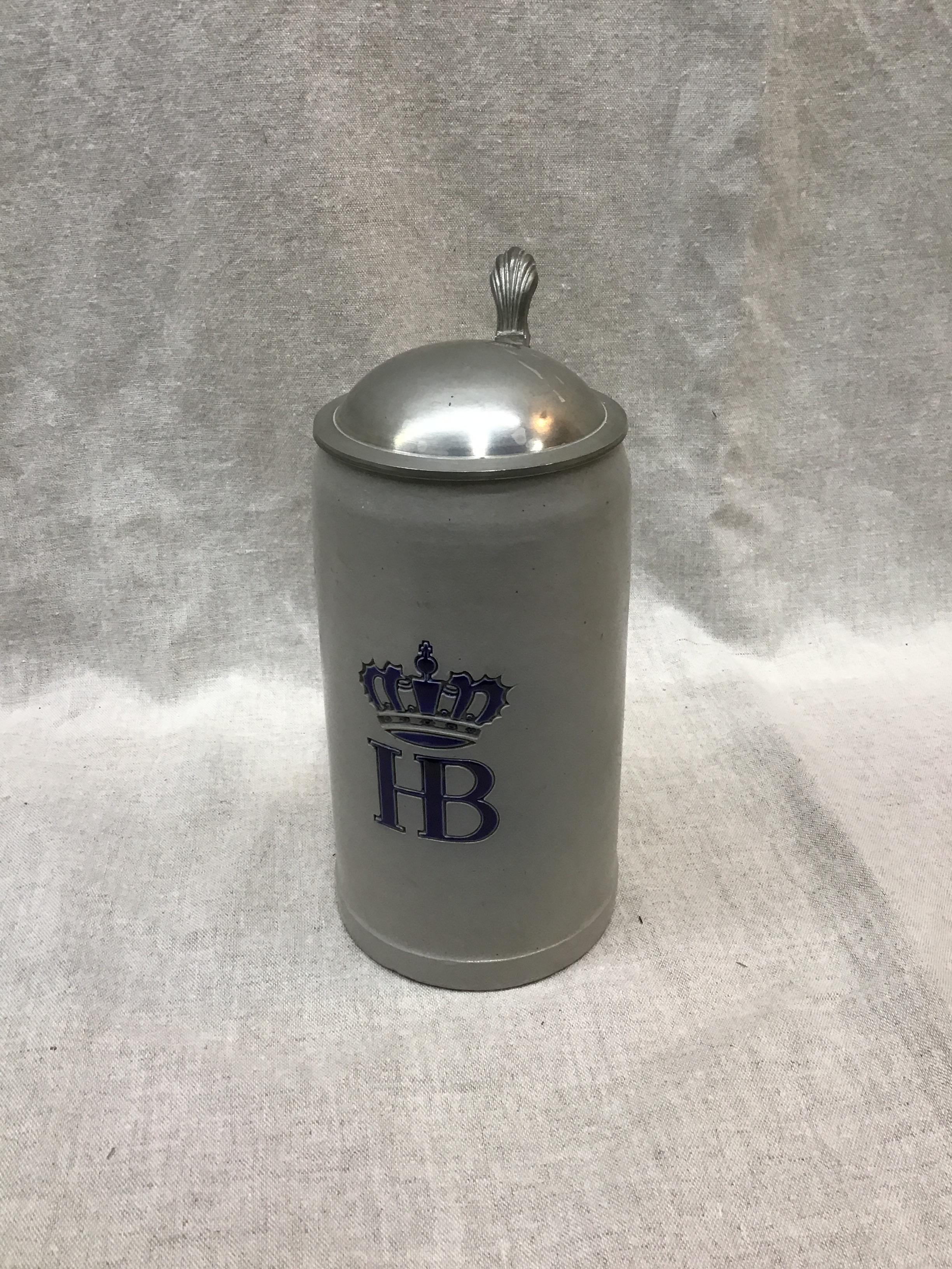 Vintage Hofbrauhaus 1L Stoneware Stein