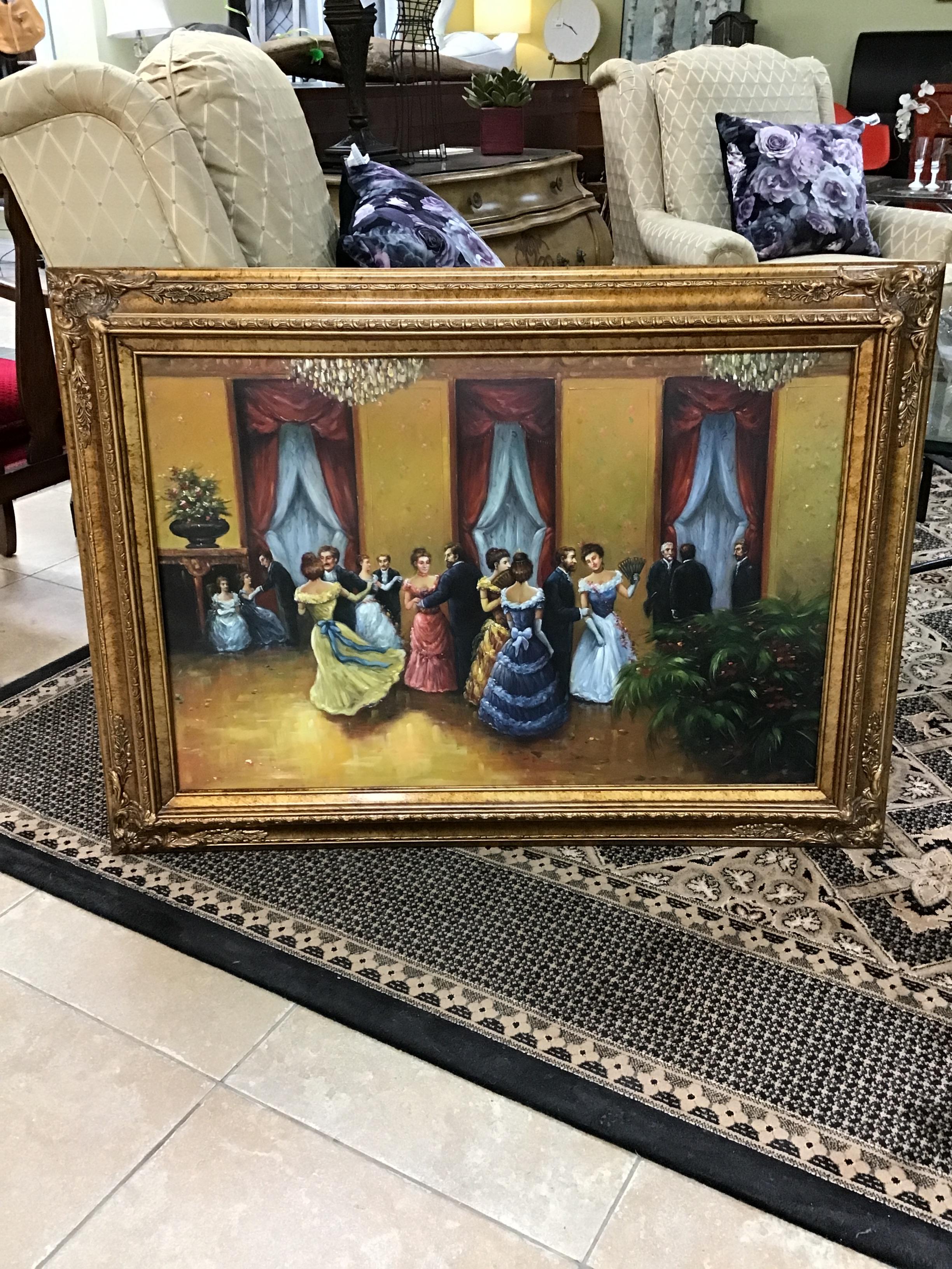 At the Ball Art print
