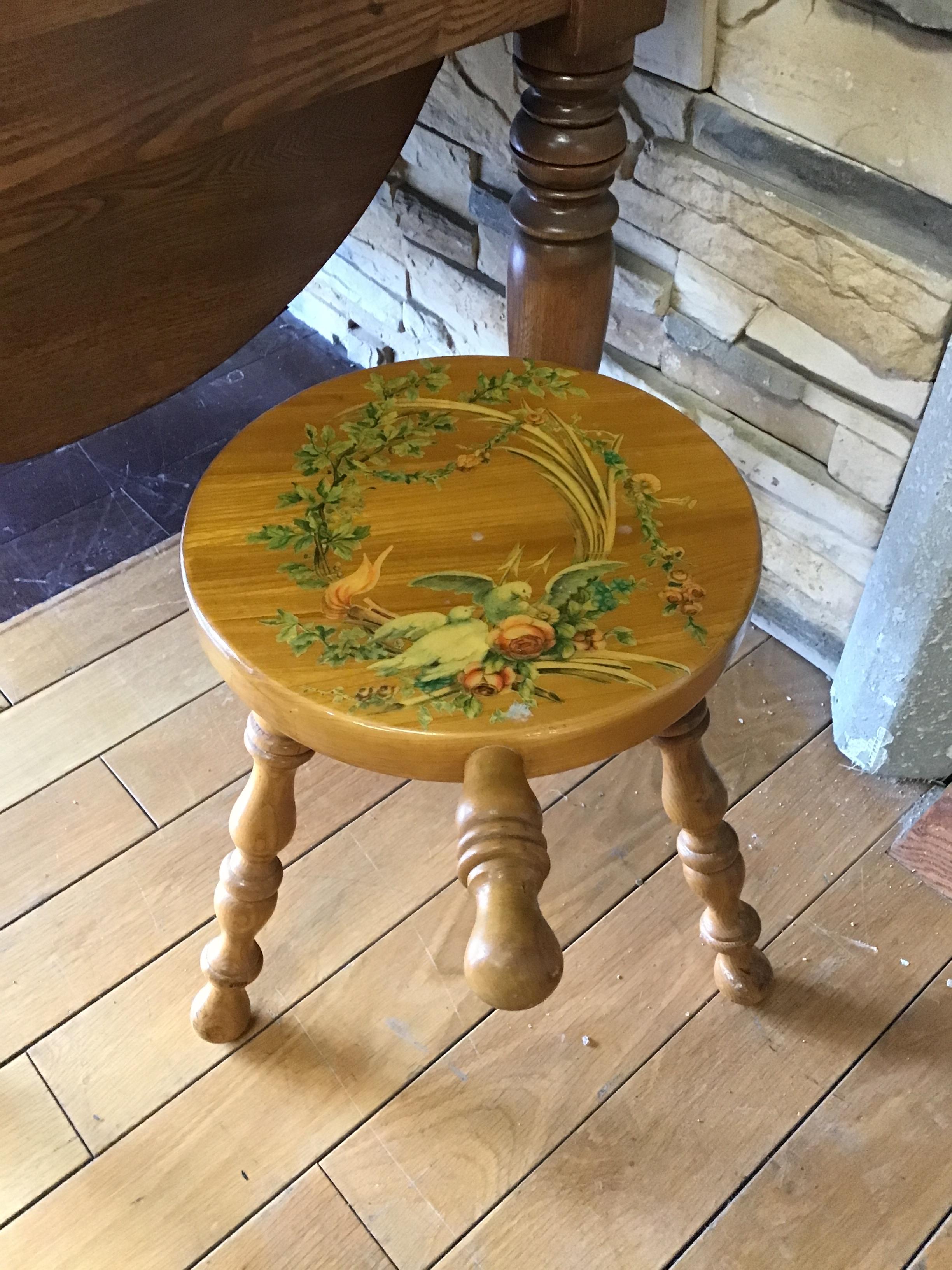 Small Painted Milkers Stool