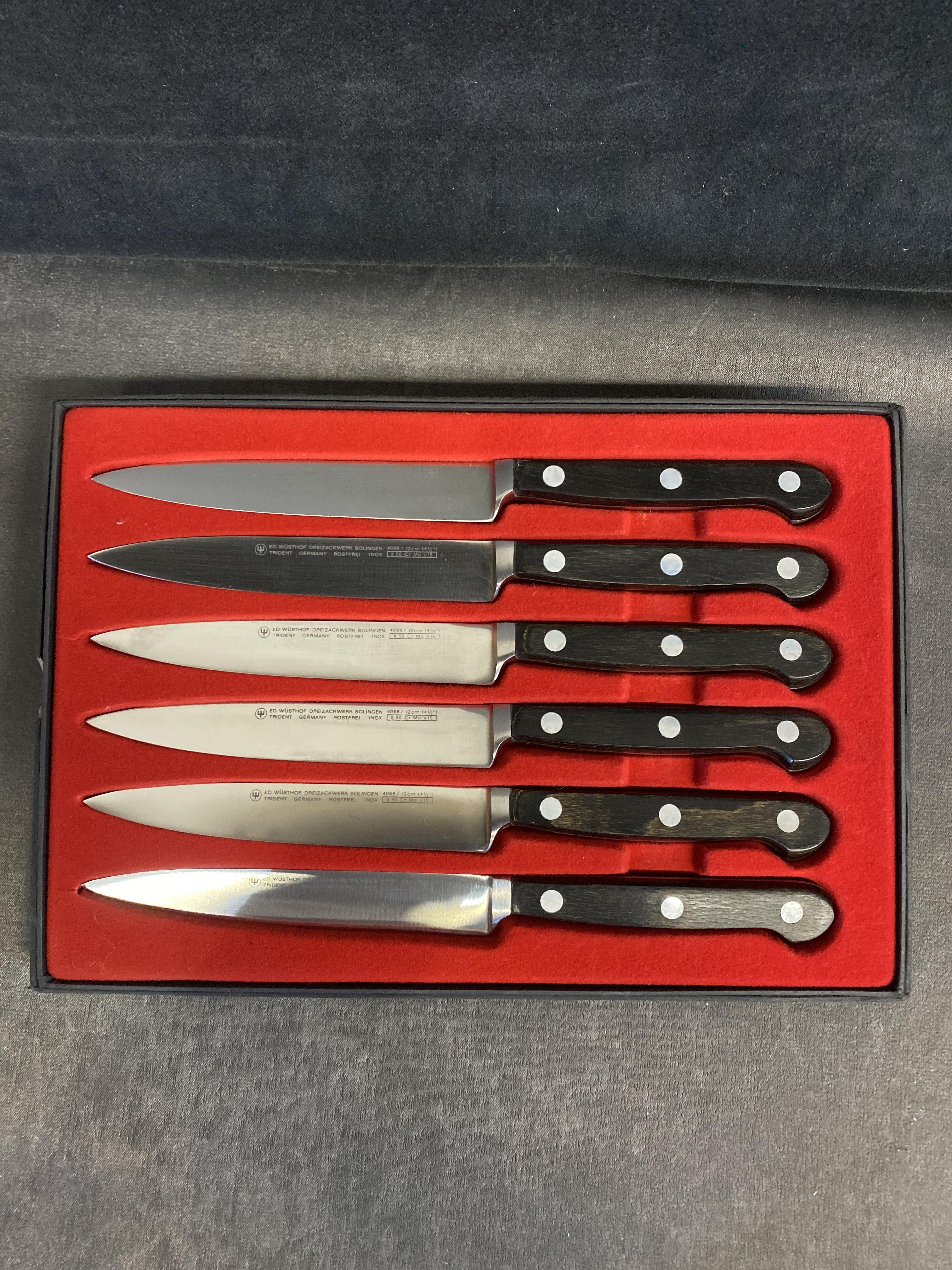 6PC Wusthof Steak Knife Set » The Millionaire's Daughter