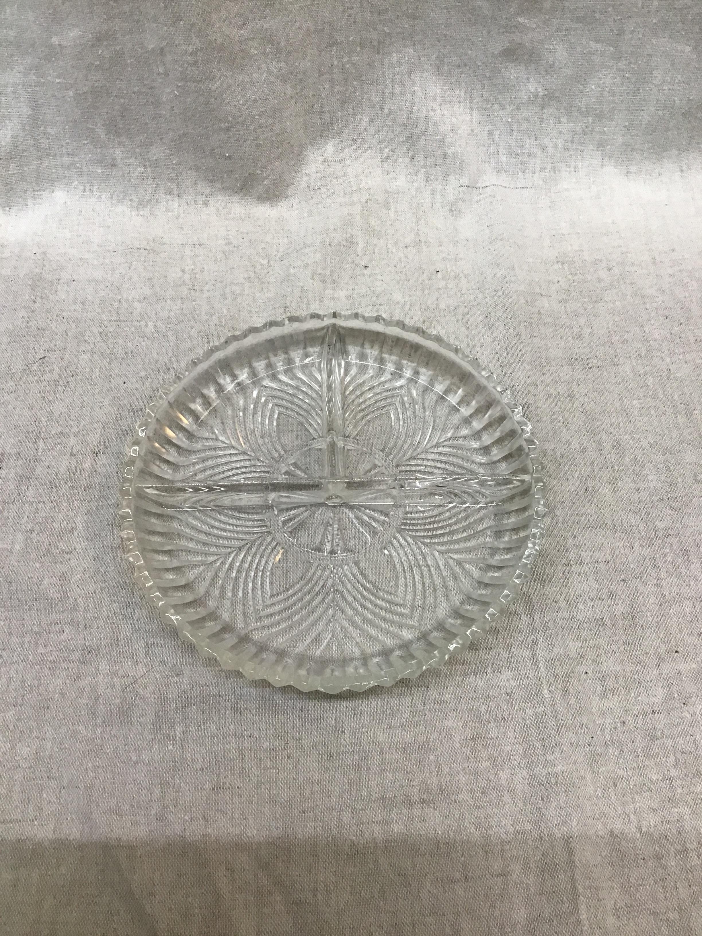 Vintage Indiana Glass Relish Tray
