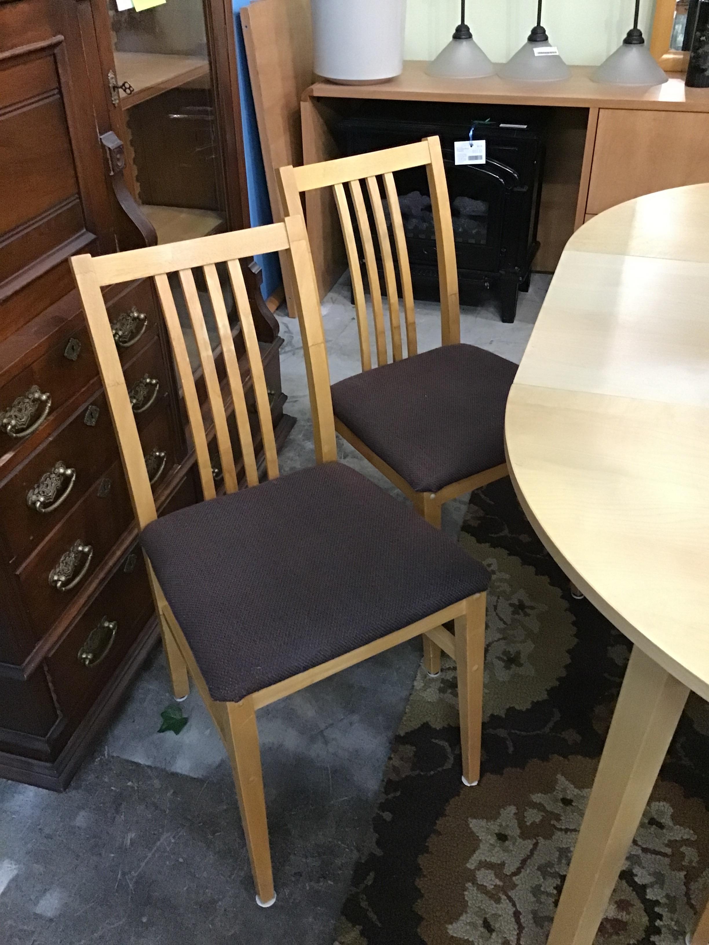 *HOLD* Shaker Style Dining Chairs (pair)