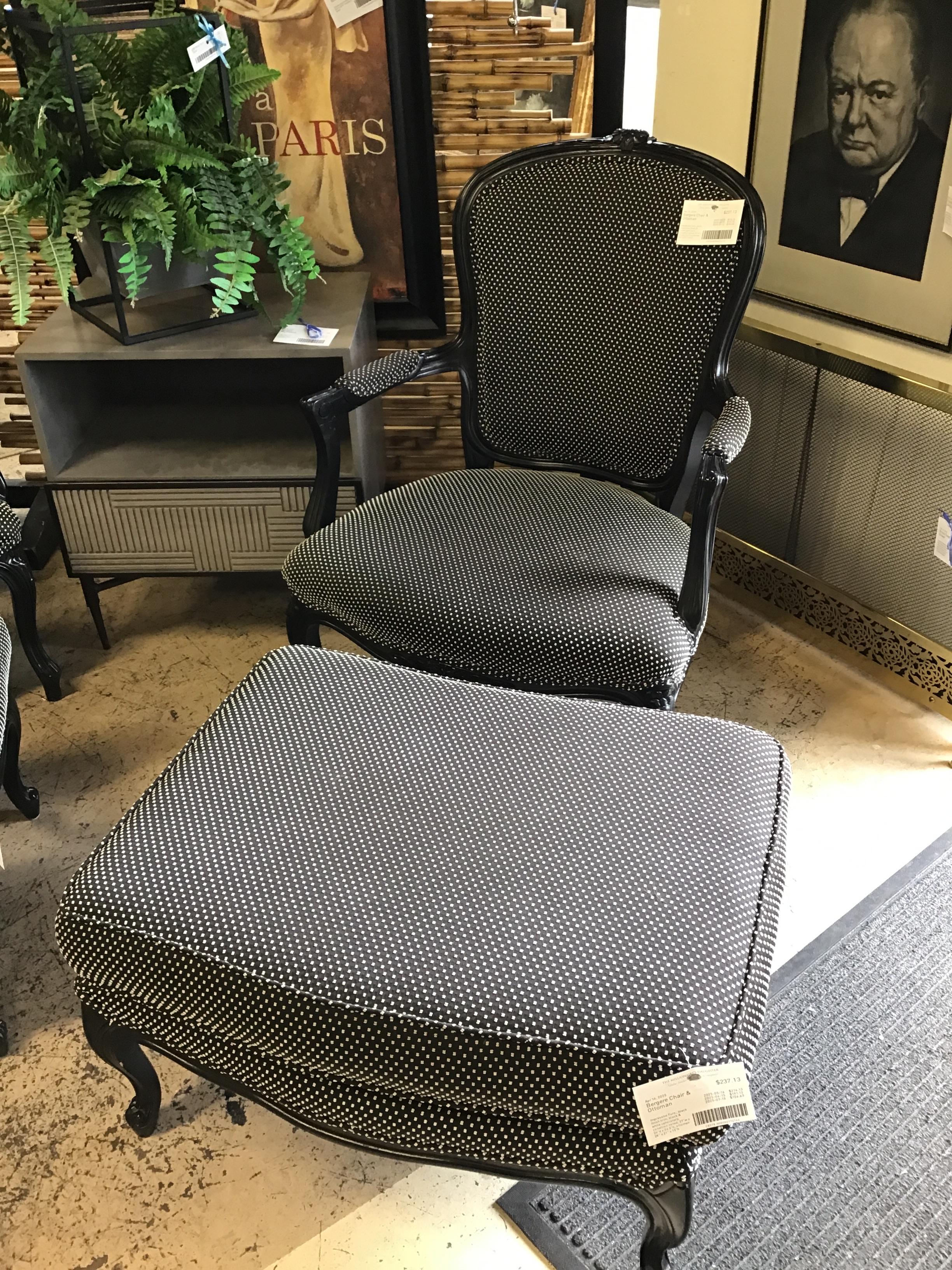 Bergere Chair & Ottoman