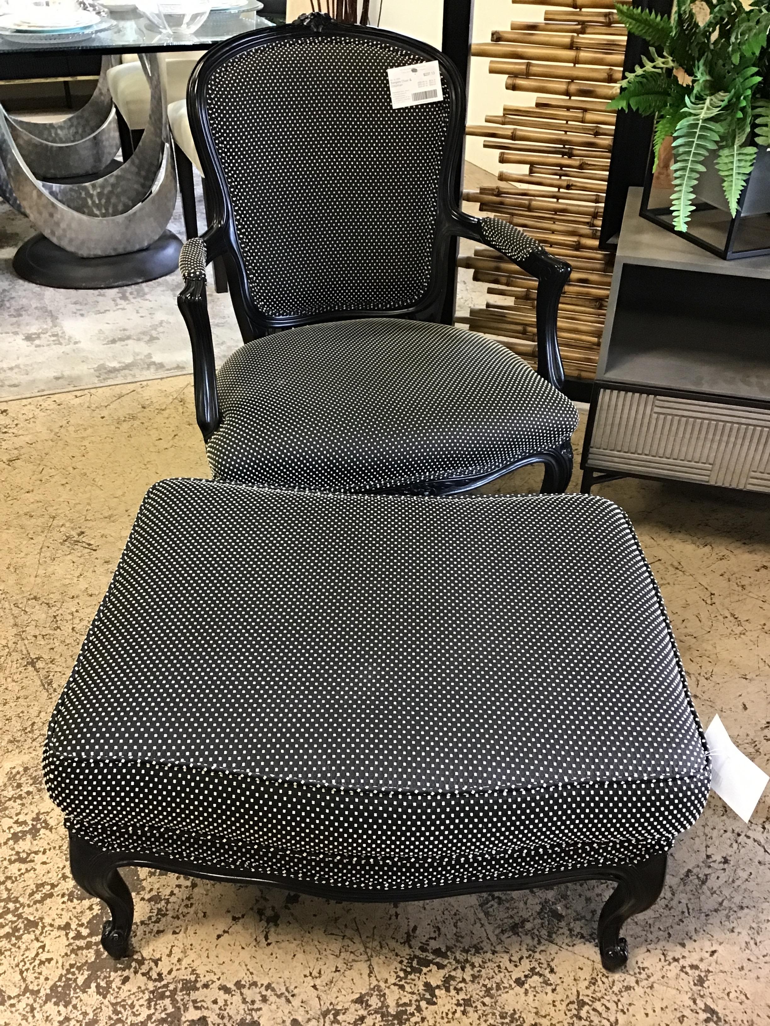 Bergere Chair & Ottoman