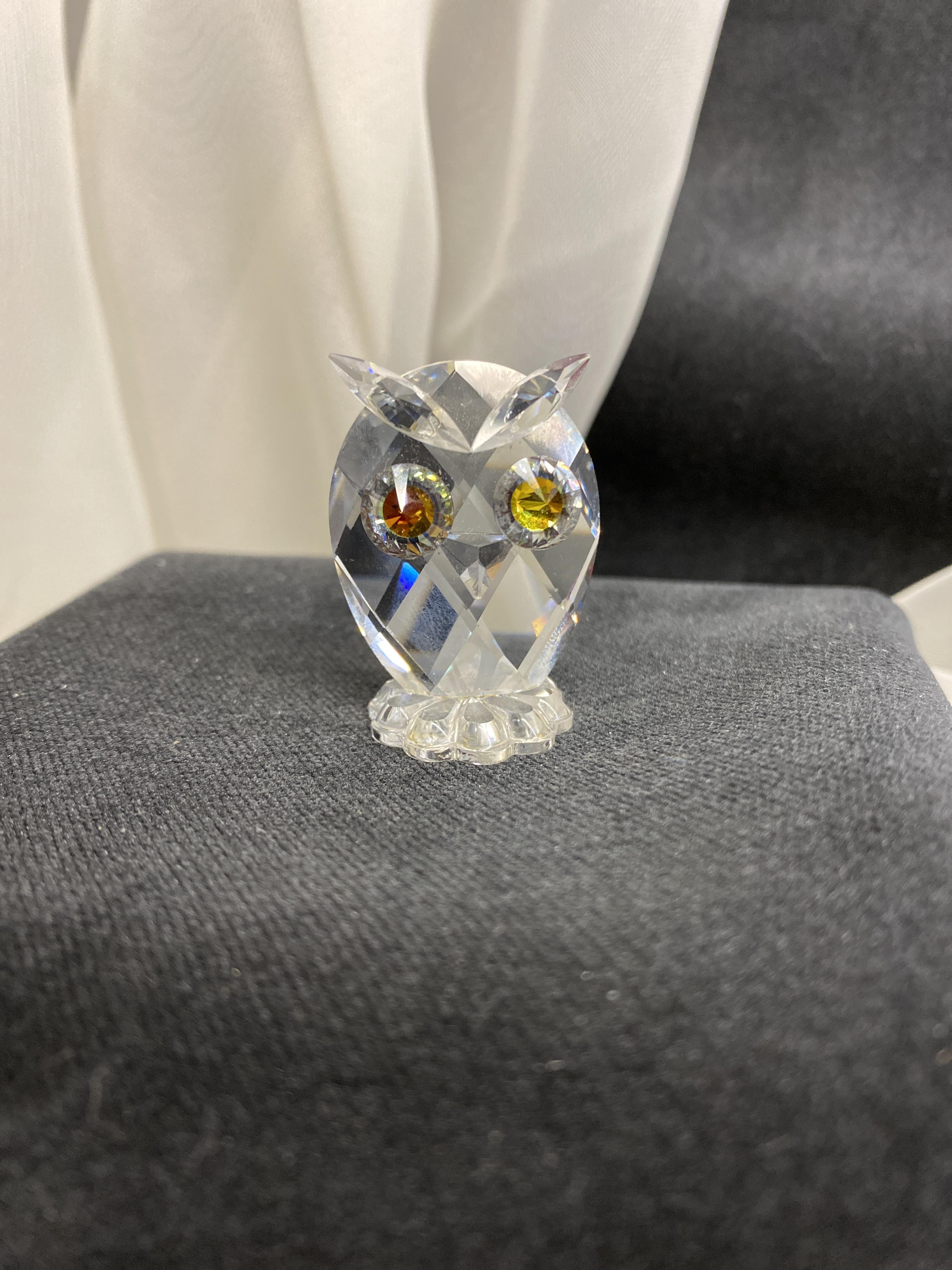 Swarovski Crystal Figurine – Owl