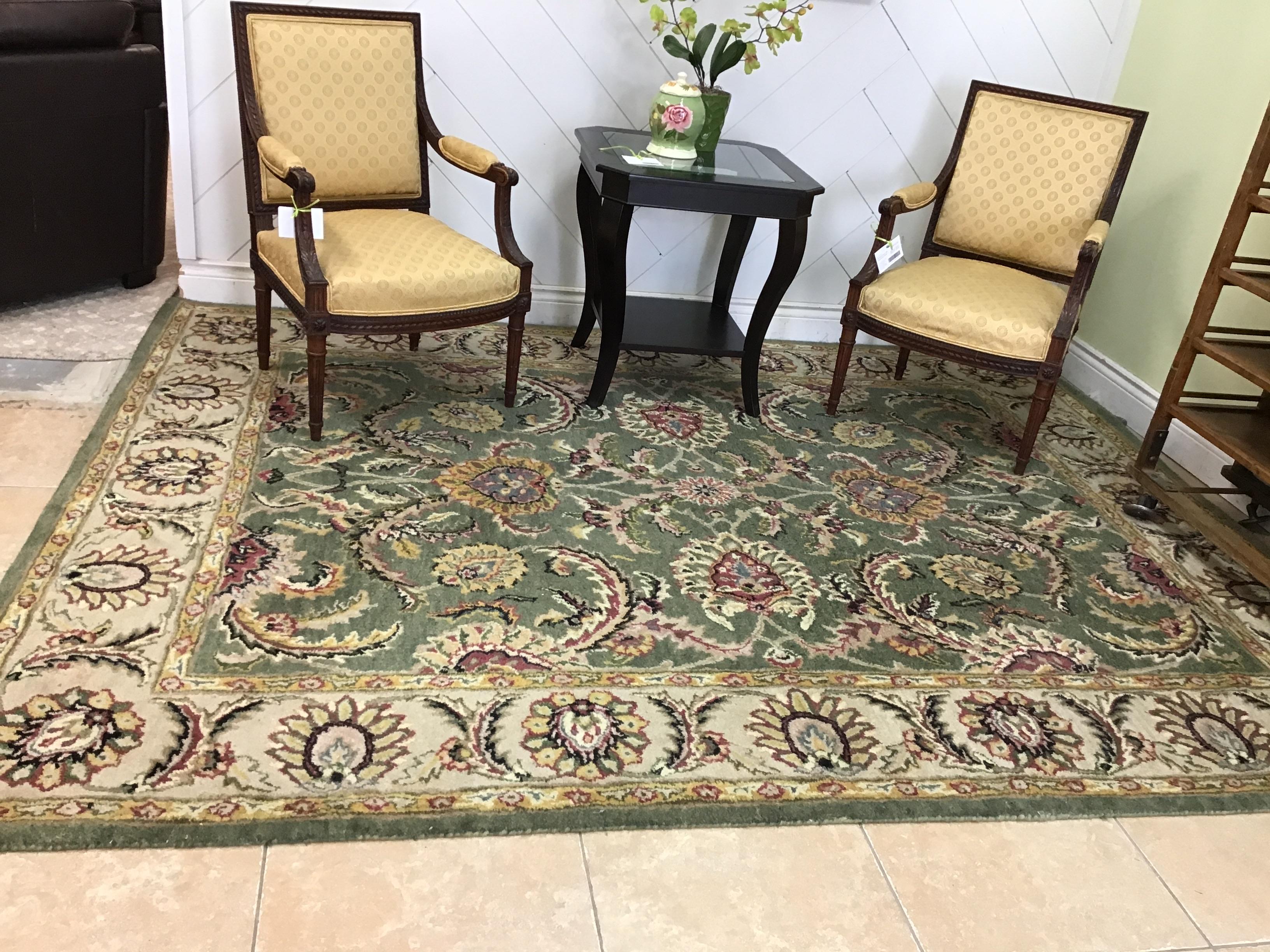 Hand-knotted 7’4″ x 9’4″ Wool Riug