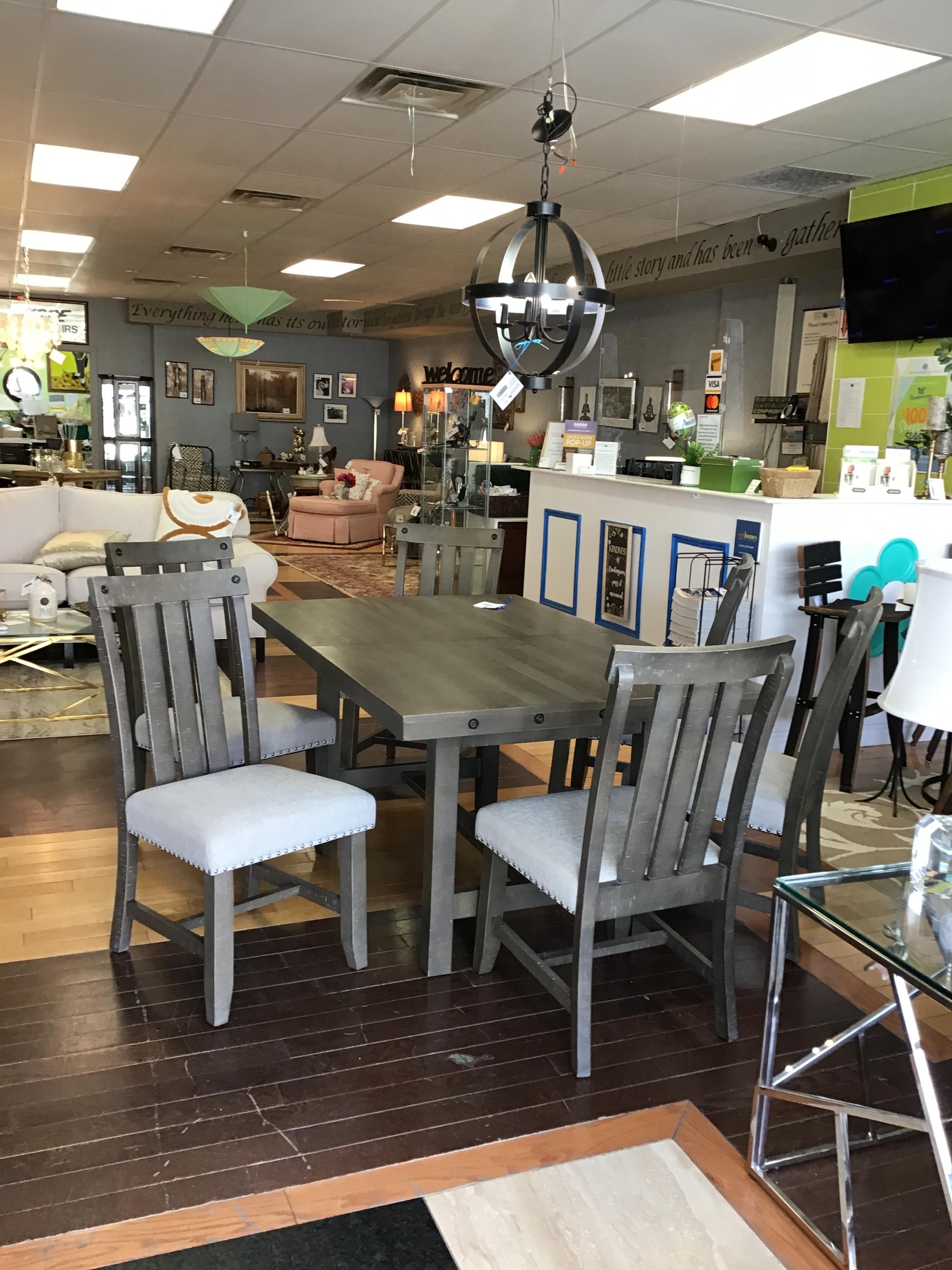 Gorgeous Slate Grey Dining Set