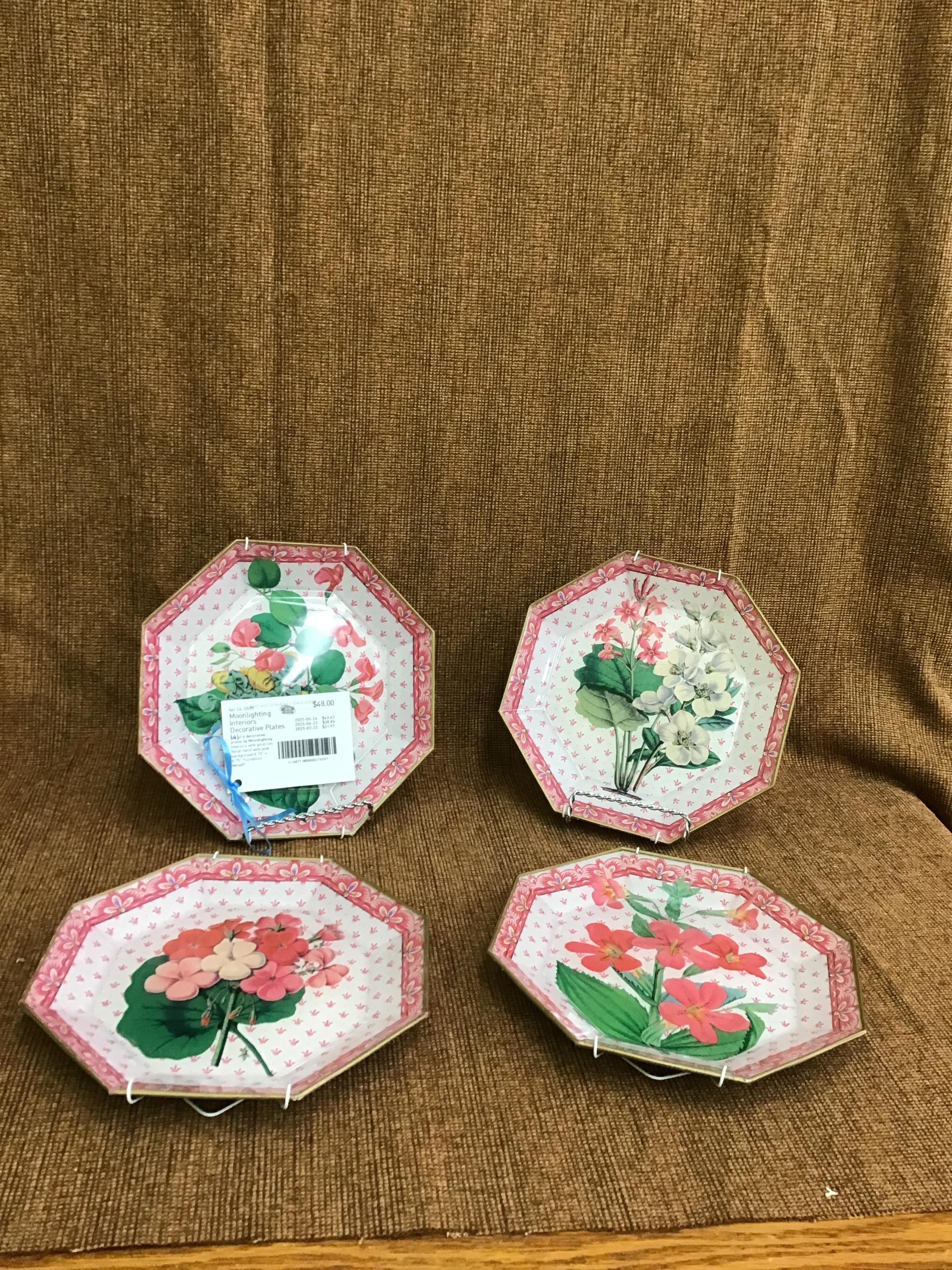 Moonlighting Interiors Decorative Plates (4)