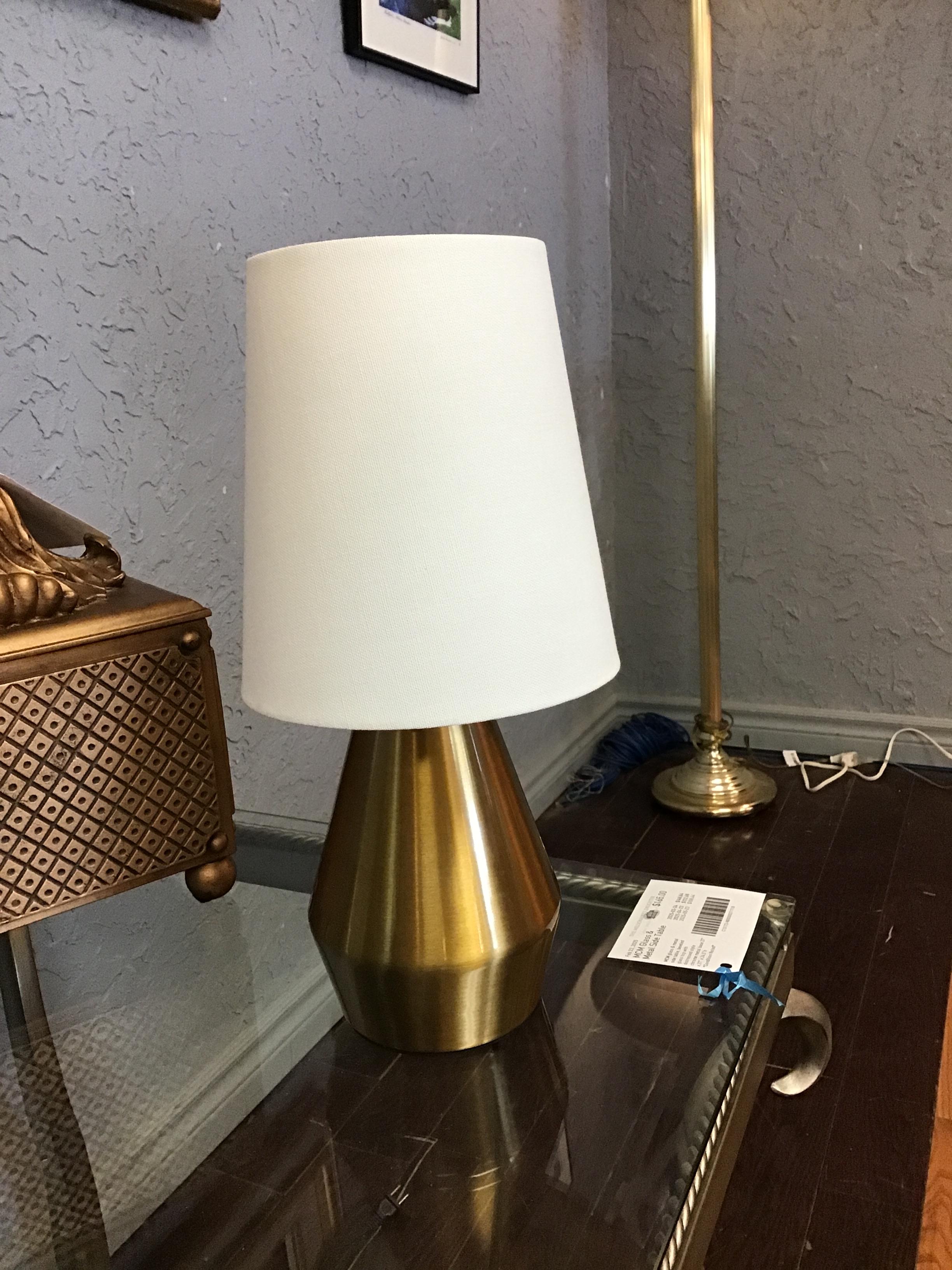 Small Modern Brass Lamp