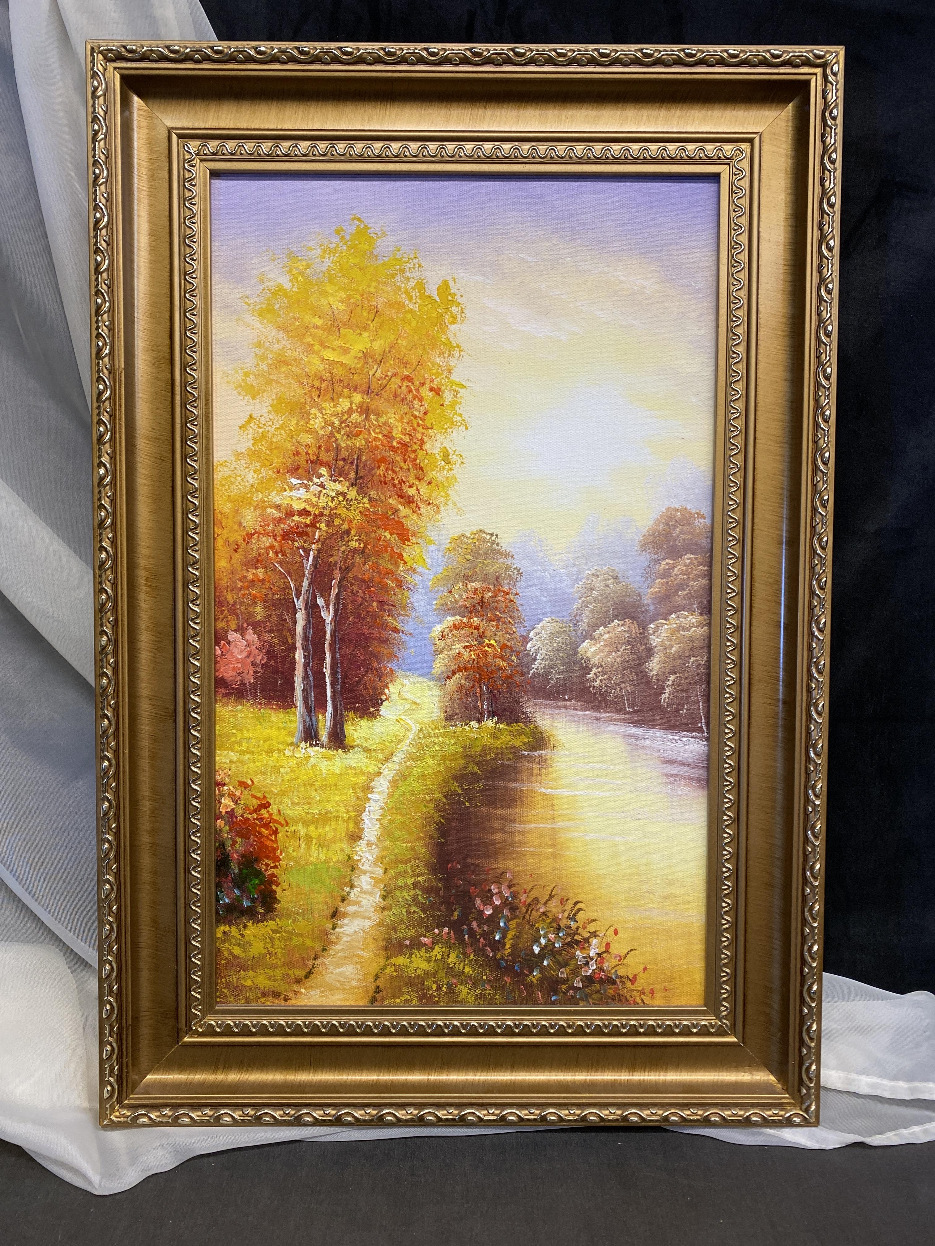 Framed Oil Painting