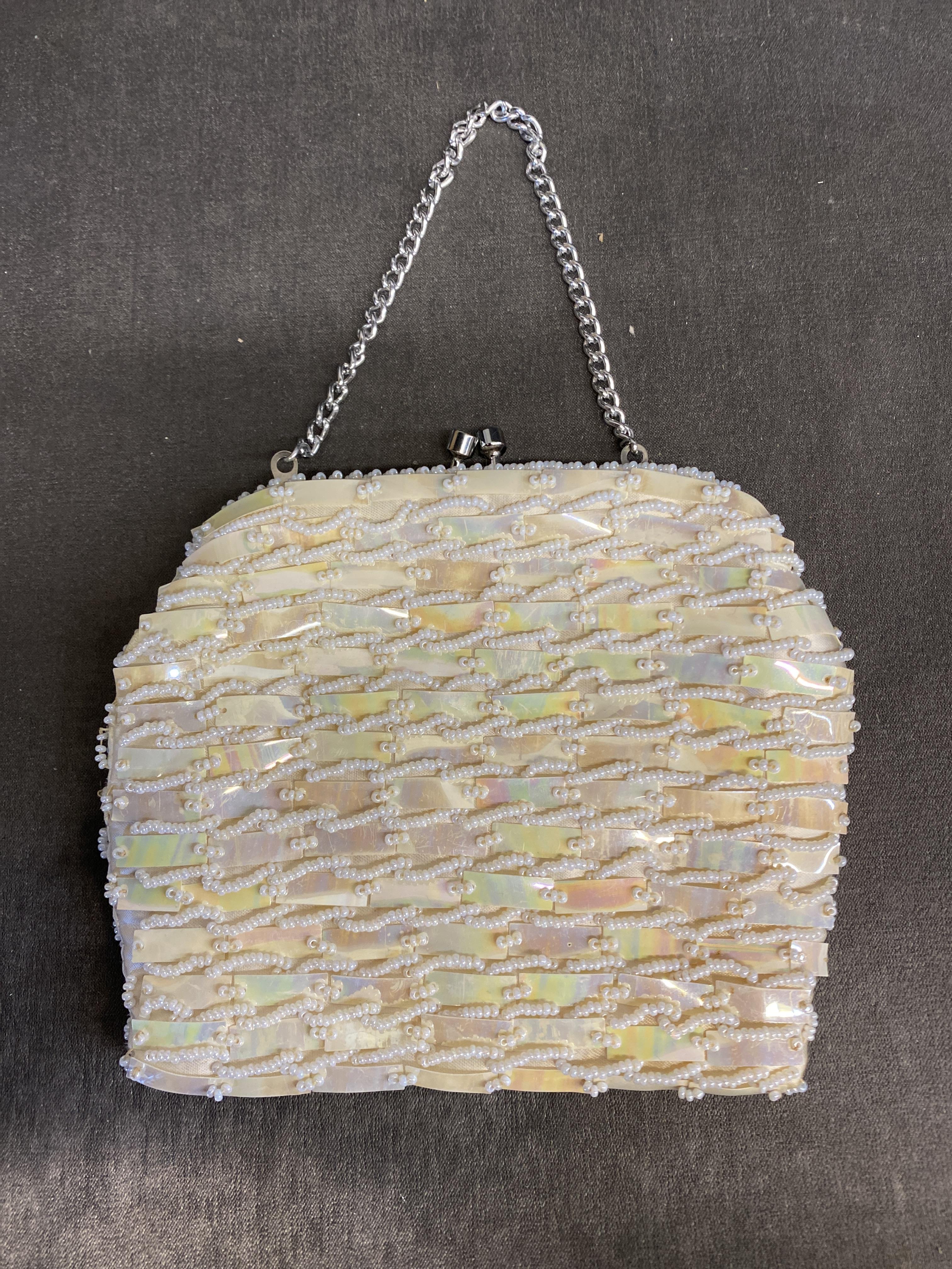 Vintage Evening Bag – White