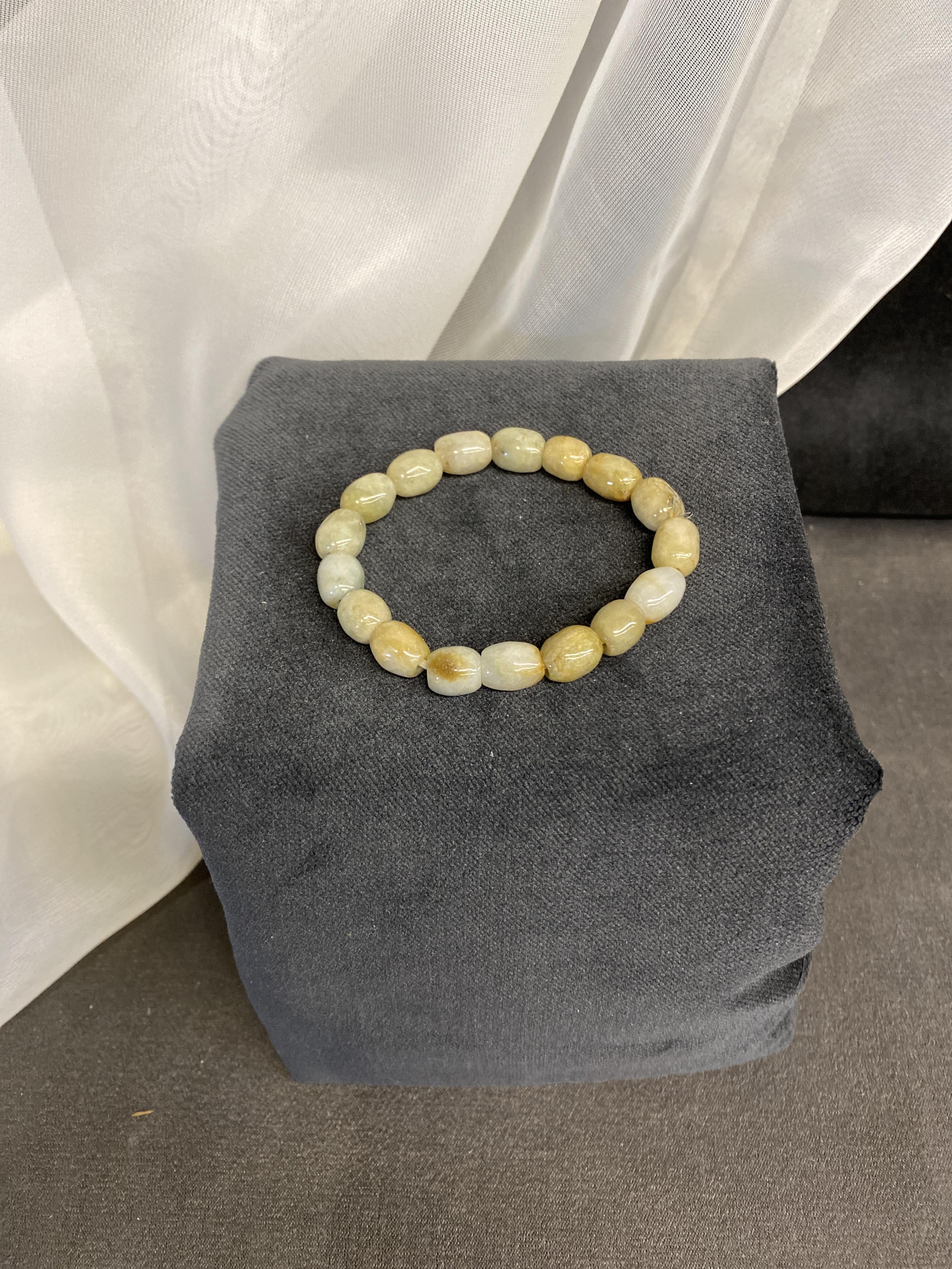 Stone Bead Bracelet – Green
