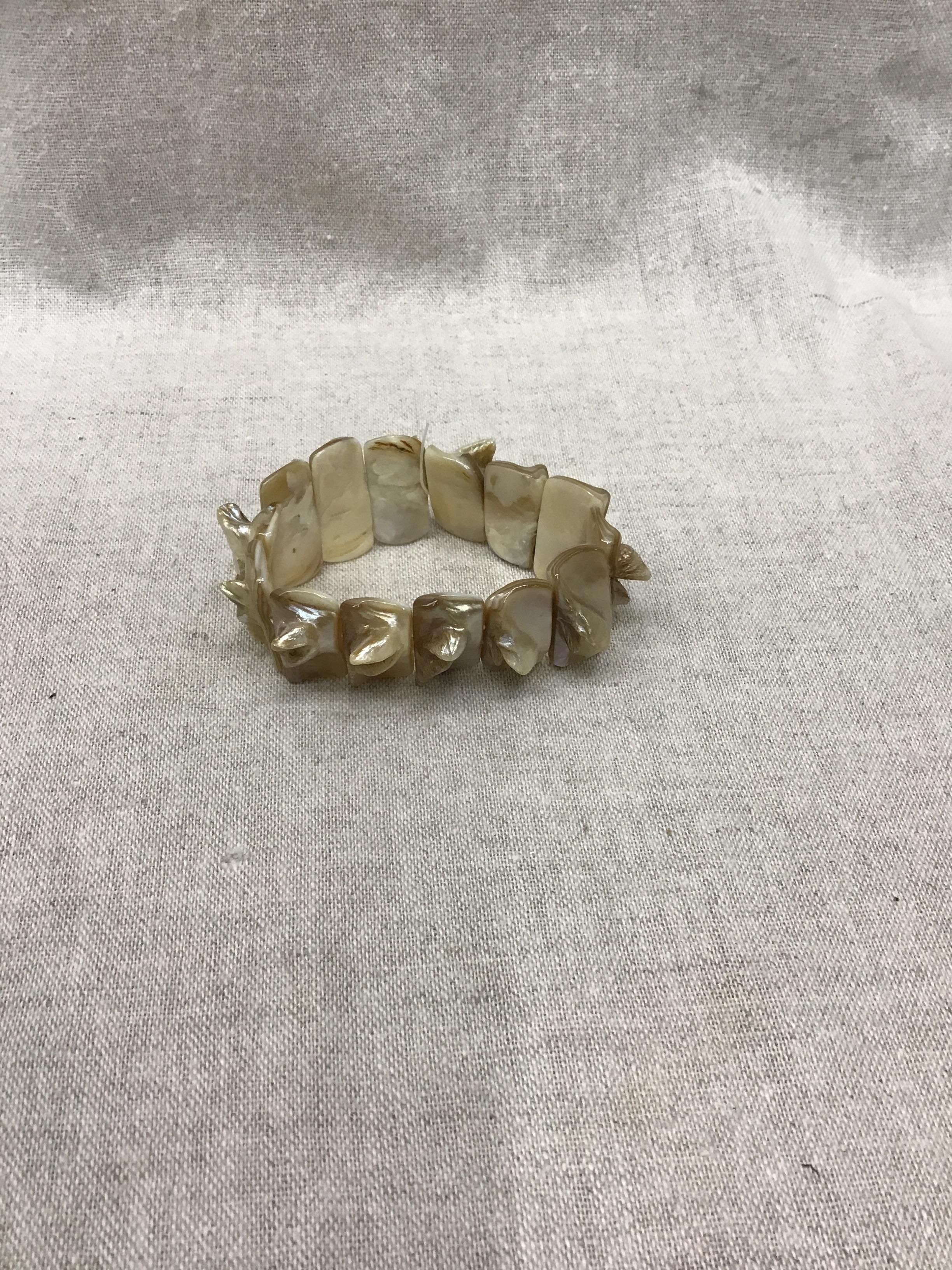 Taupe Shell Bracelet