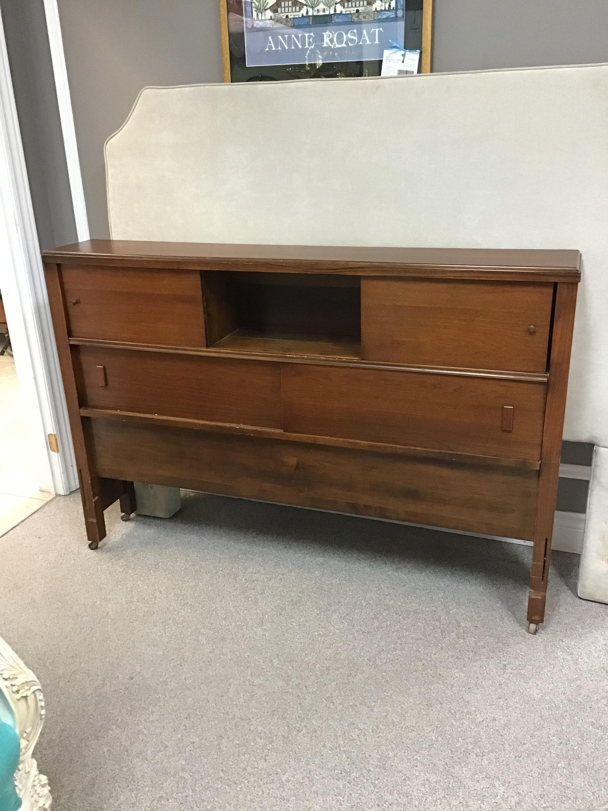 Vintage MCM Double Headboard