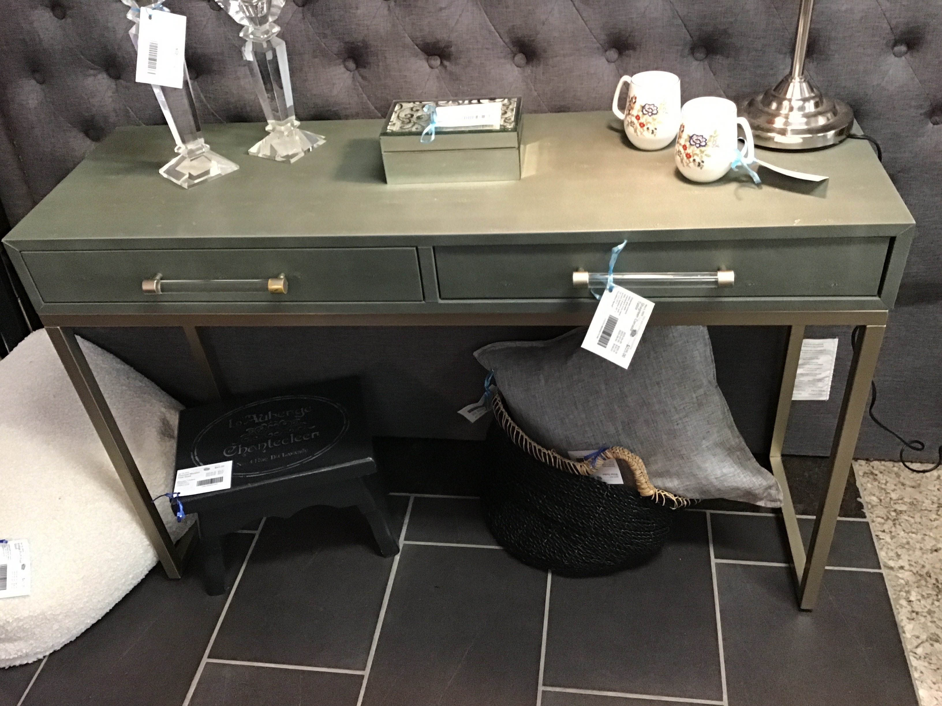 Shagreen Console Table