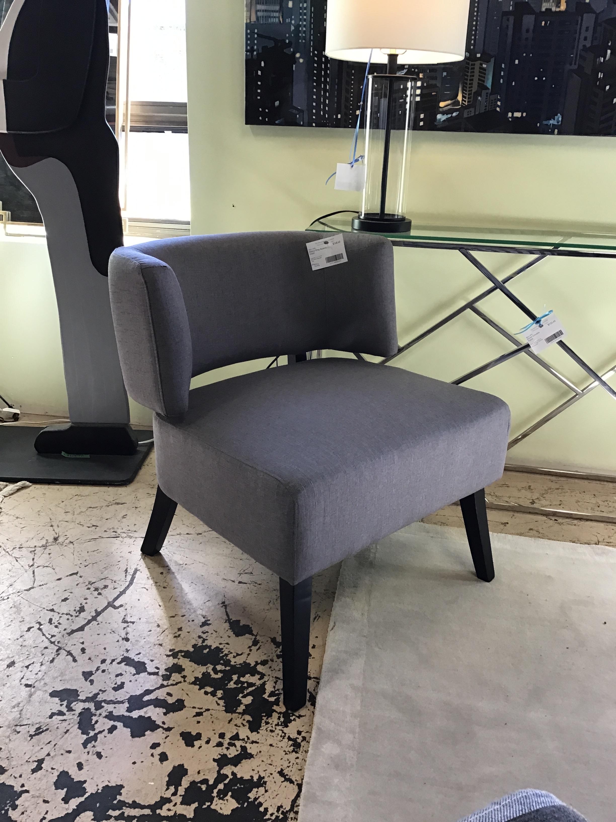 Alexia Grey Accent Chair