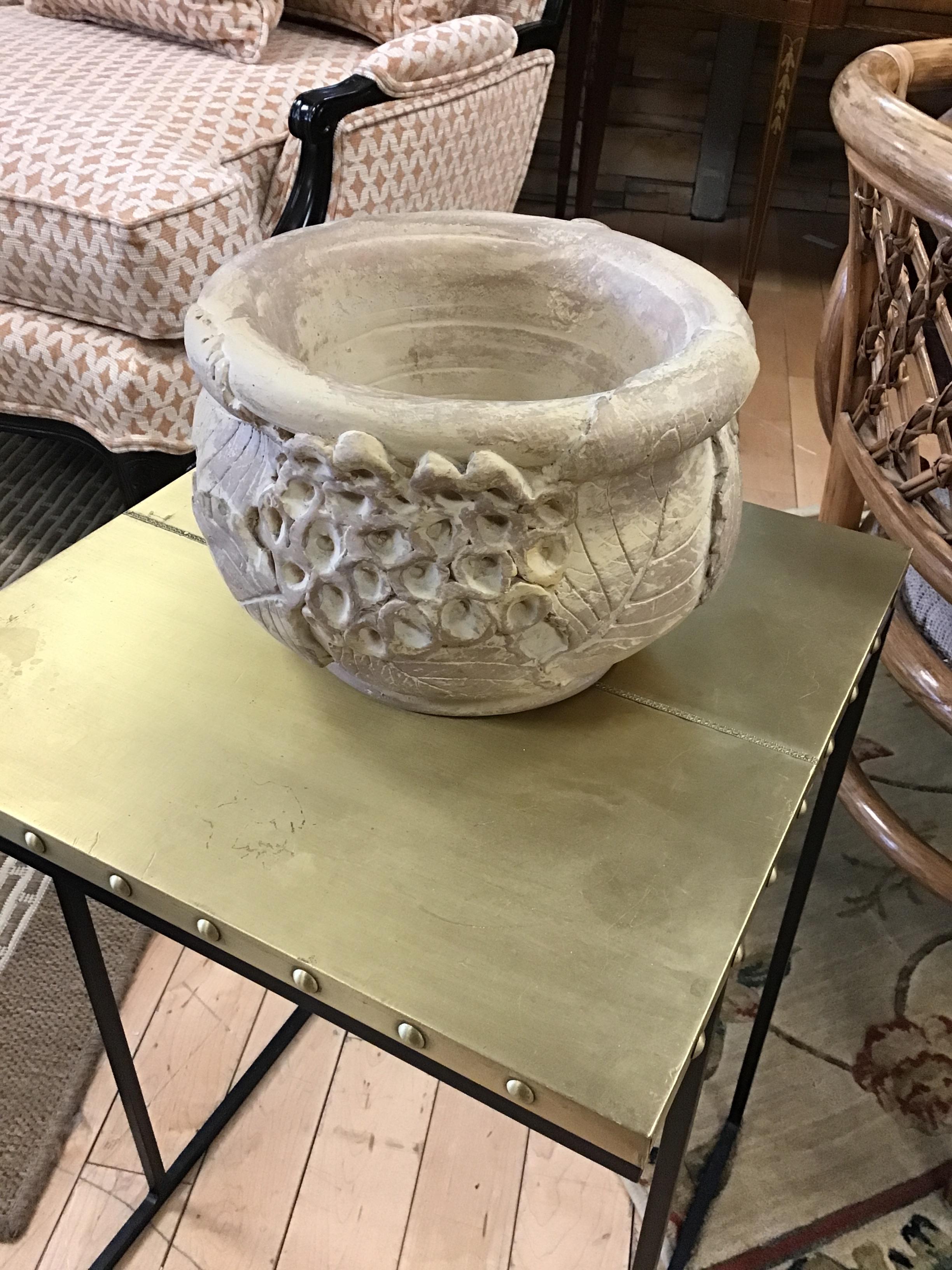 Round Ceramic Planter