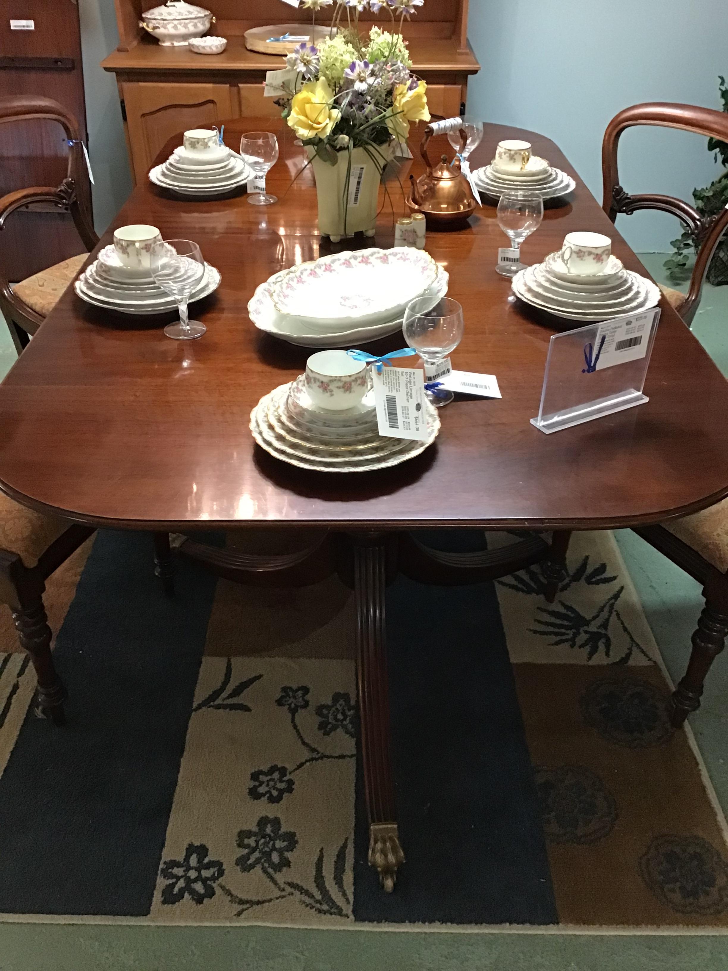 Double Pedestal Dining Table (Table Only)