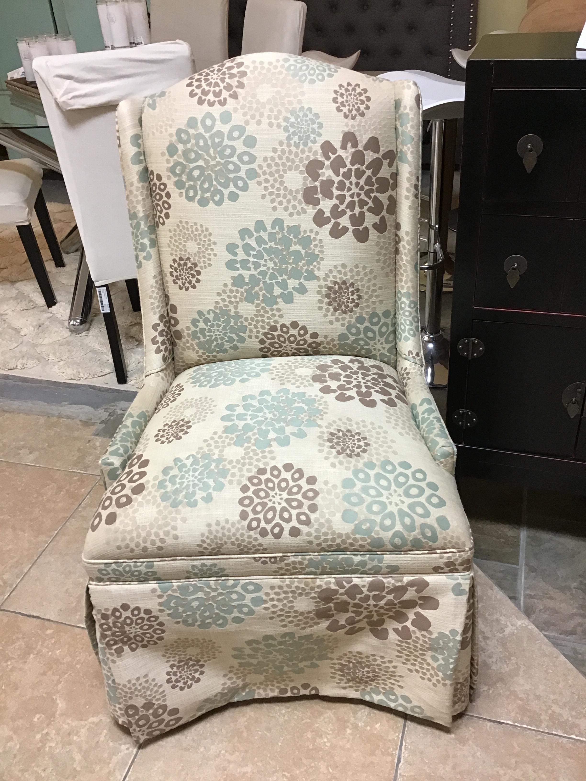 Upholstered Slipper Chair
