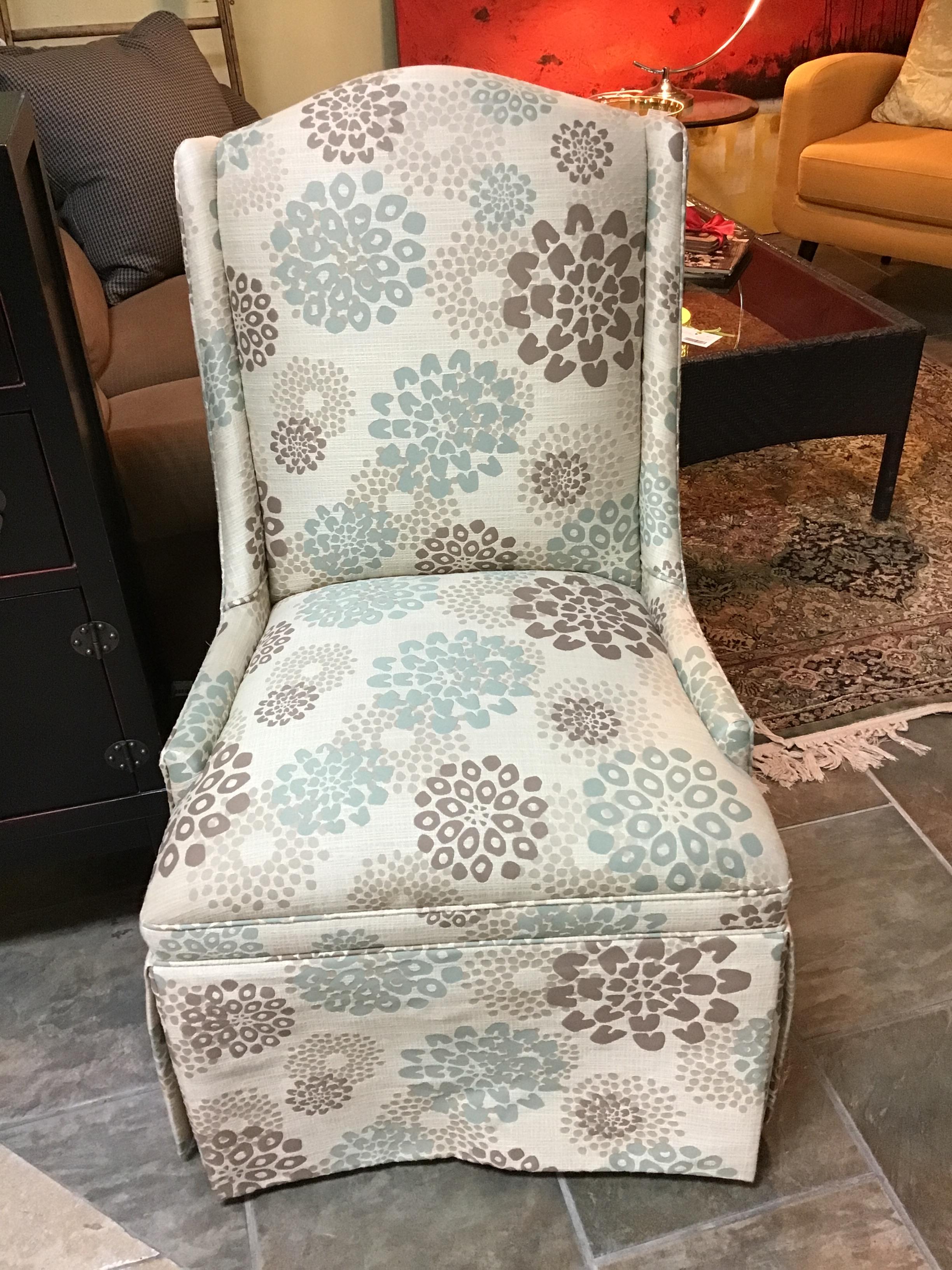 Upholstered Slipper Chair