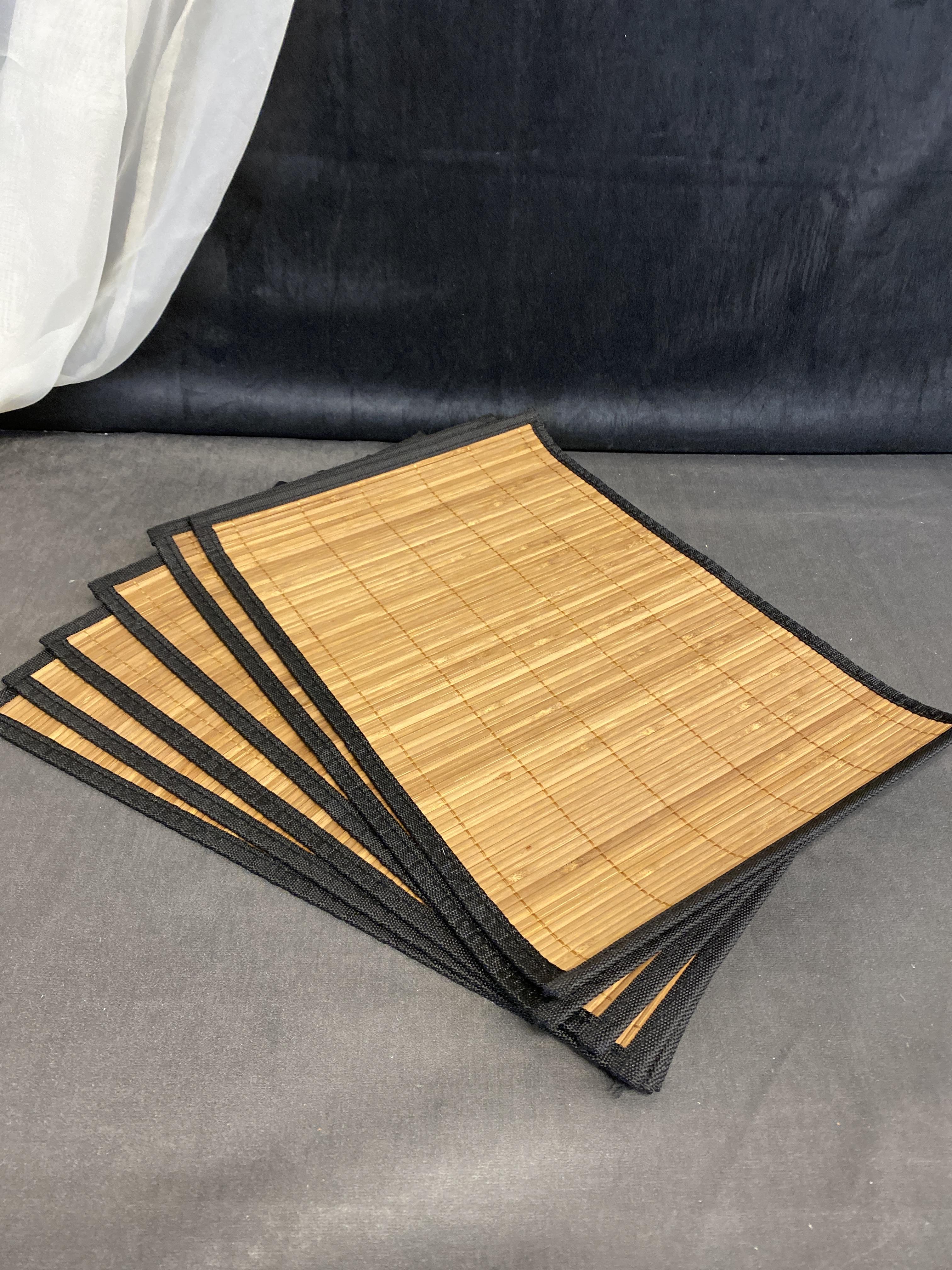 Set 6 Wood Placemats