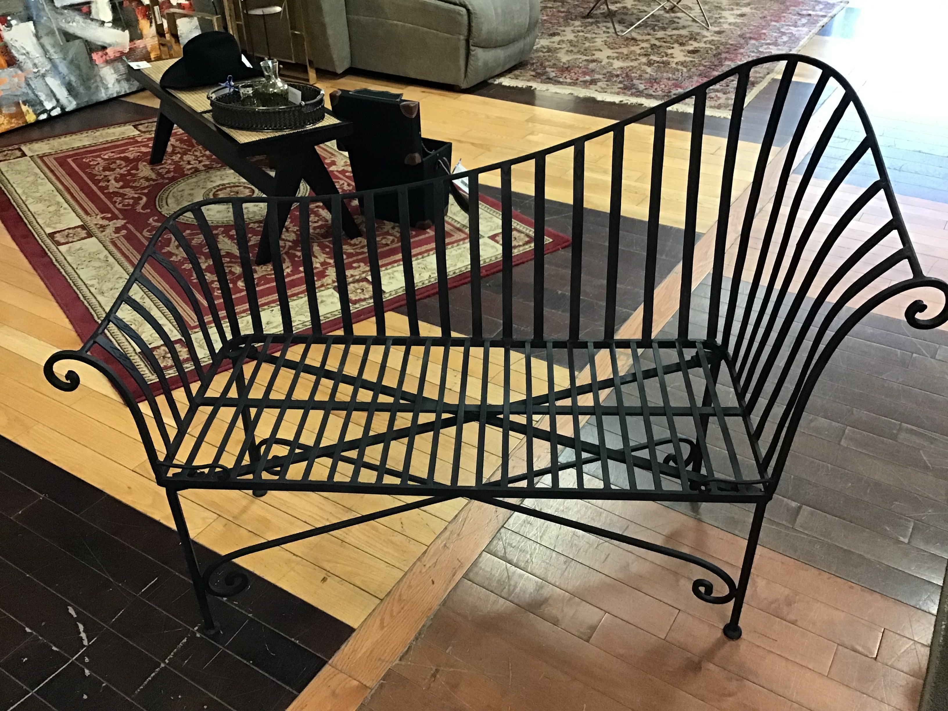 Gorgeous! Wrought Iron Bench