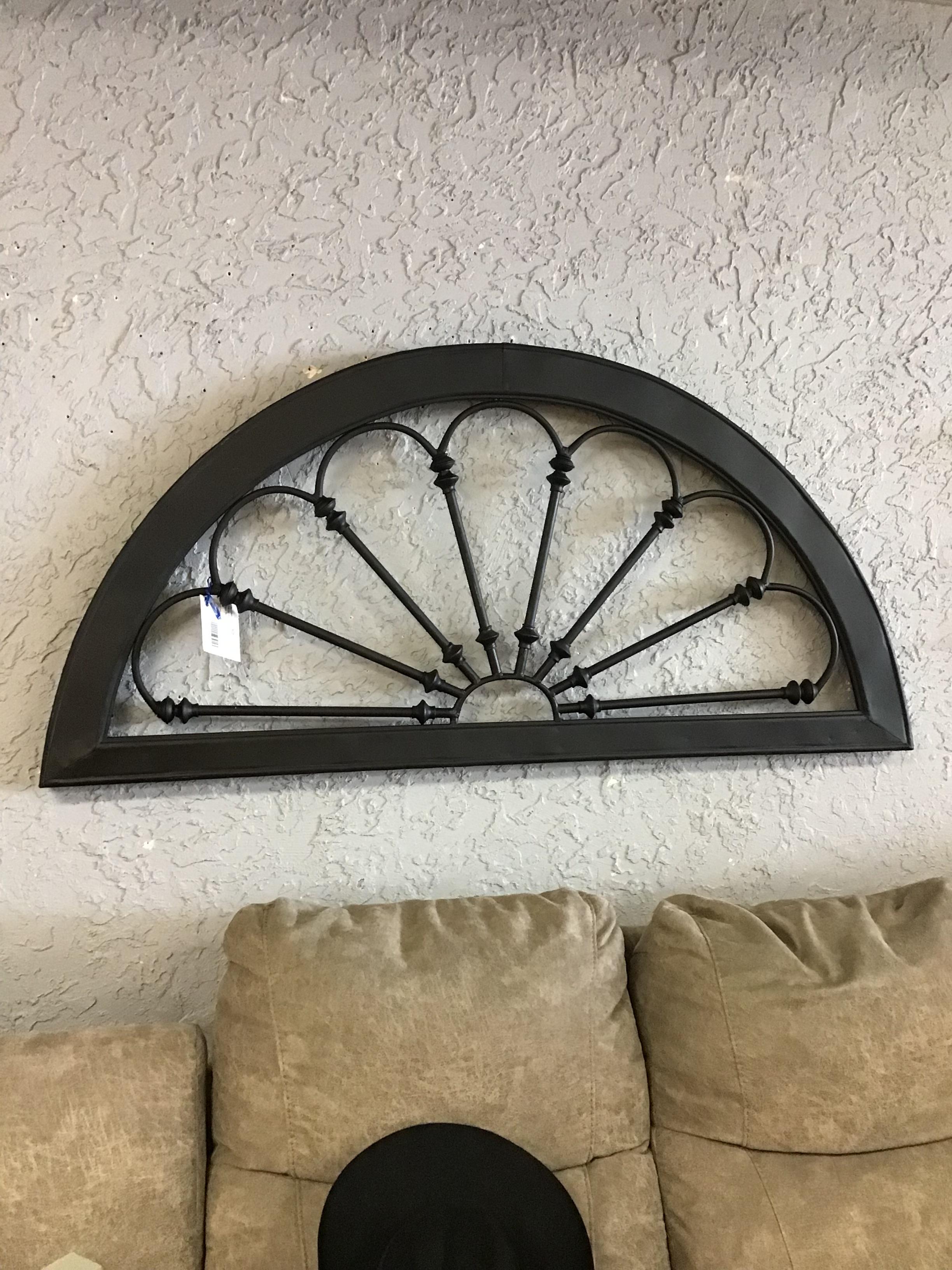 Metal Half Moon Wall Hanging