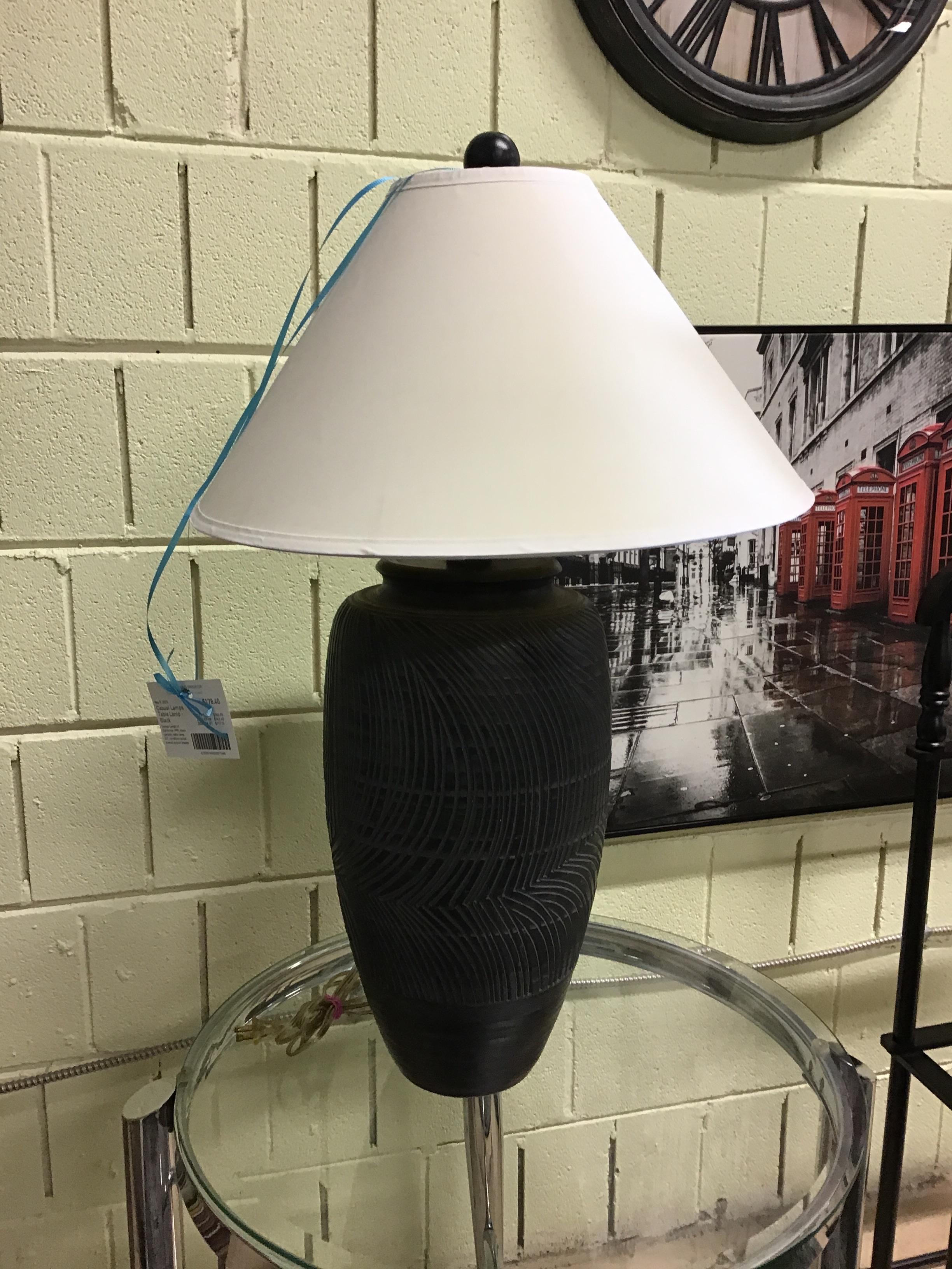 Casual Lamps Table Lamp – Black