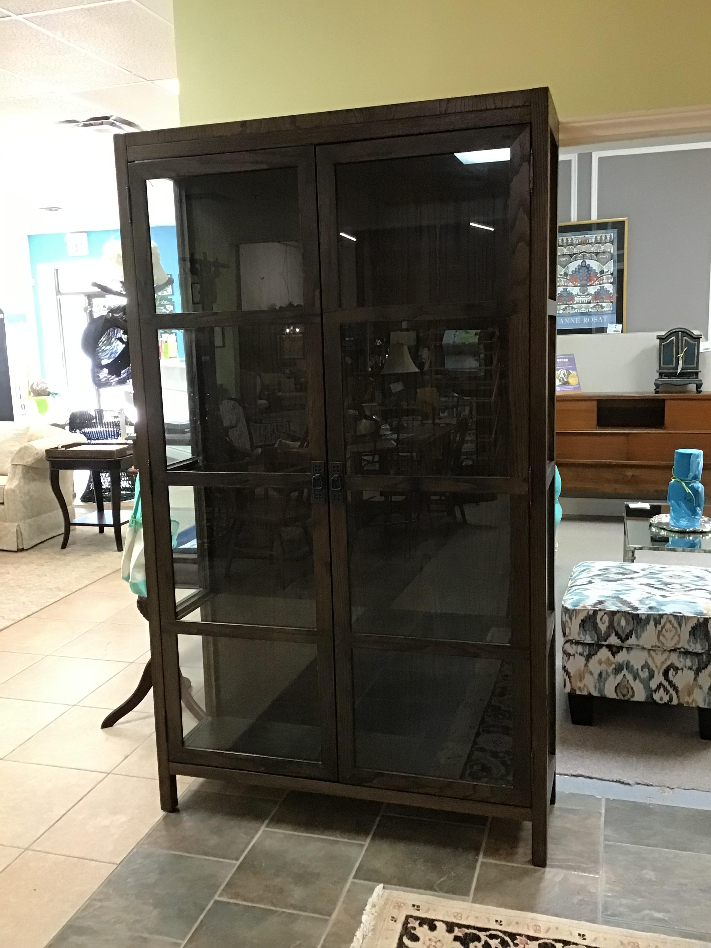 Dark Oak Mission Cabinet