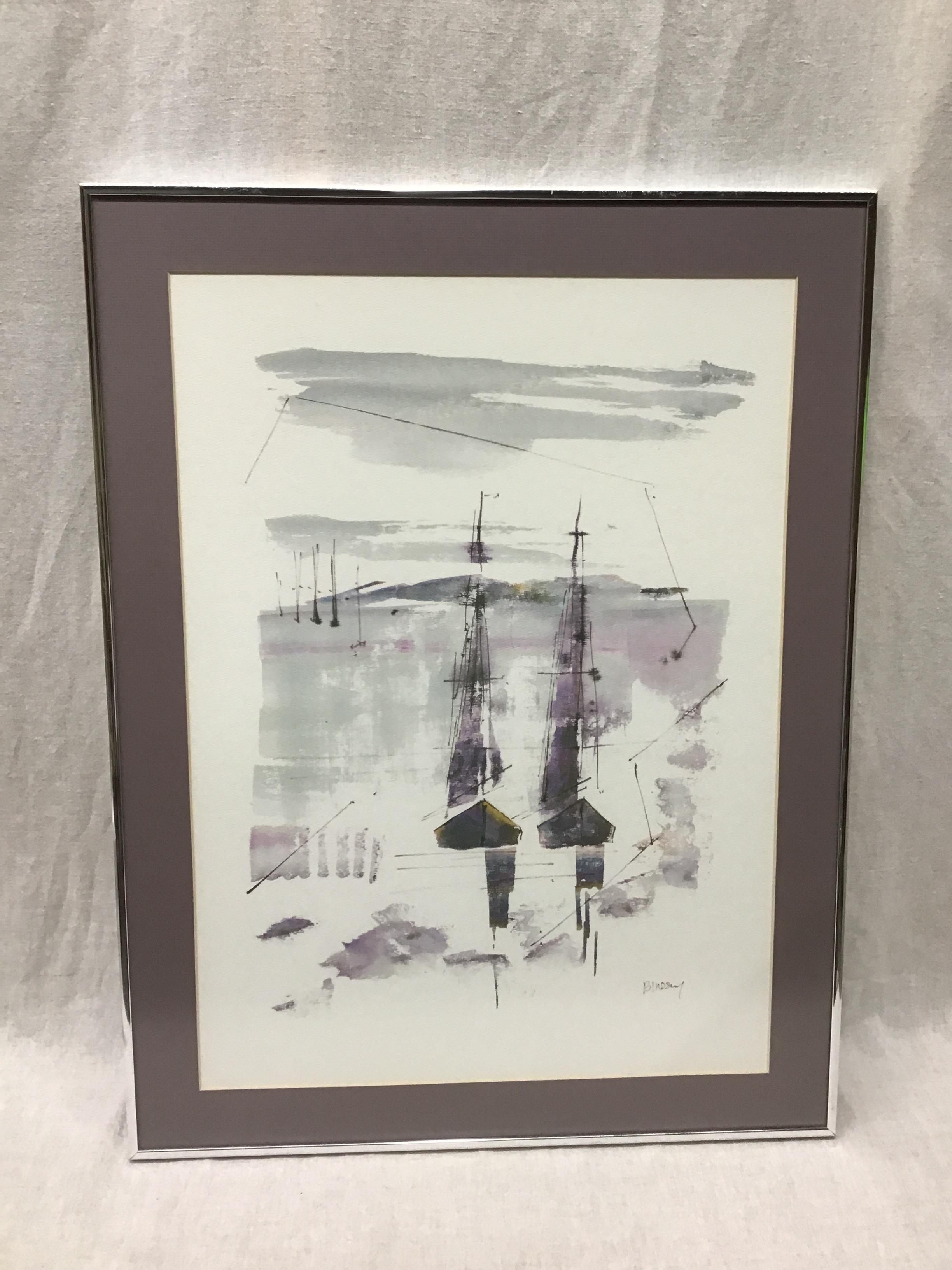 ‘Bermuda Harbour’ Watercolour Print