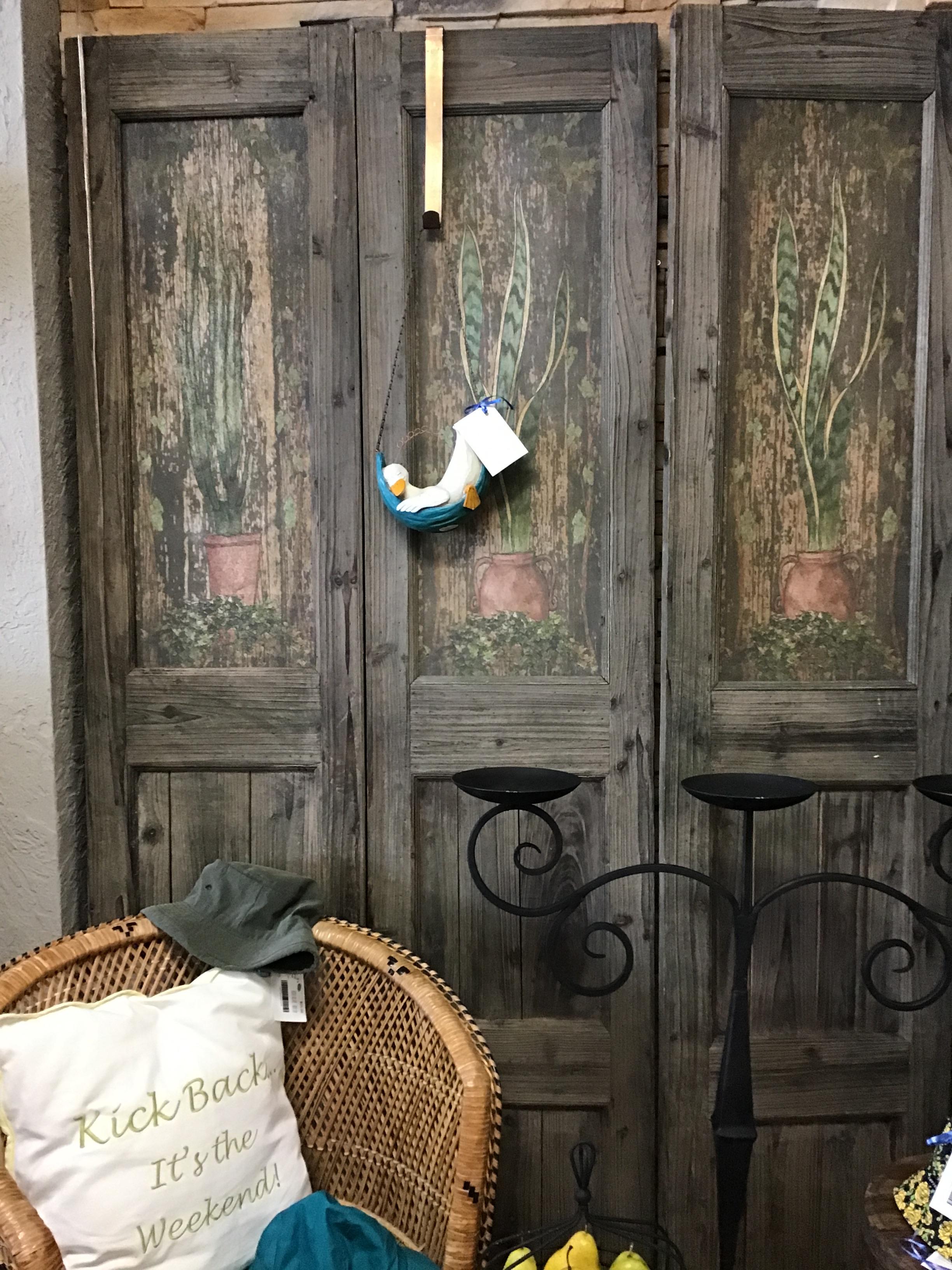 Distressed Look Decorative Wood Panel