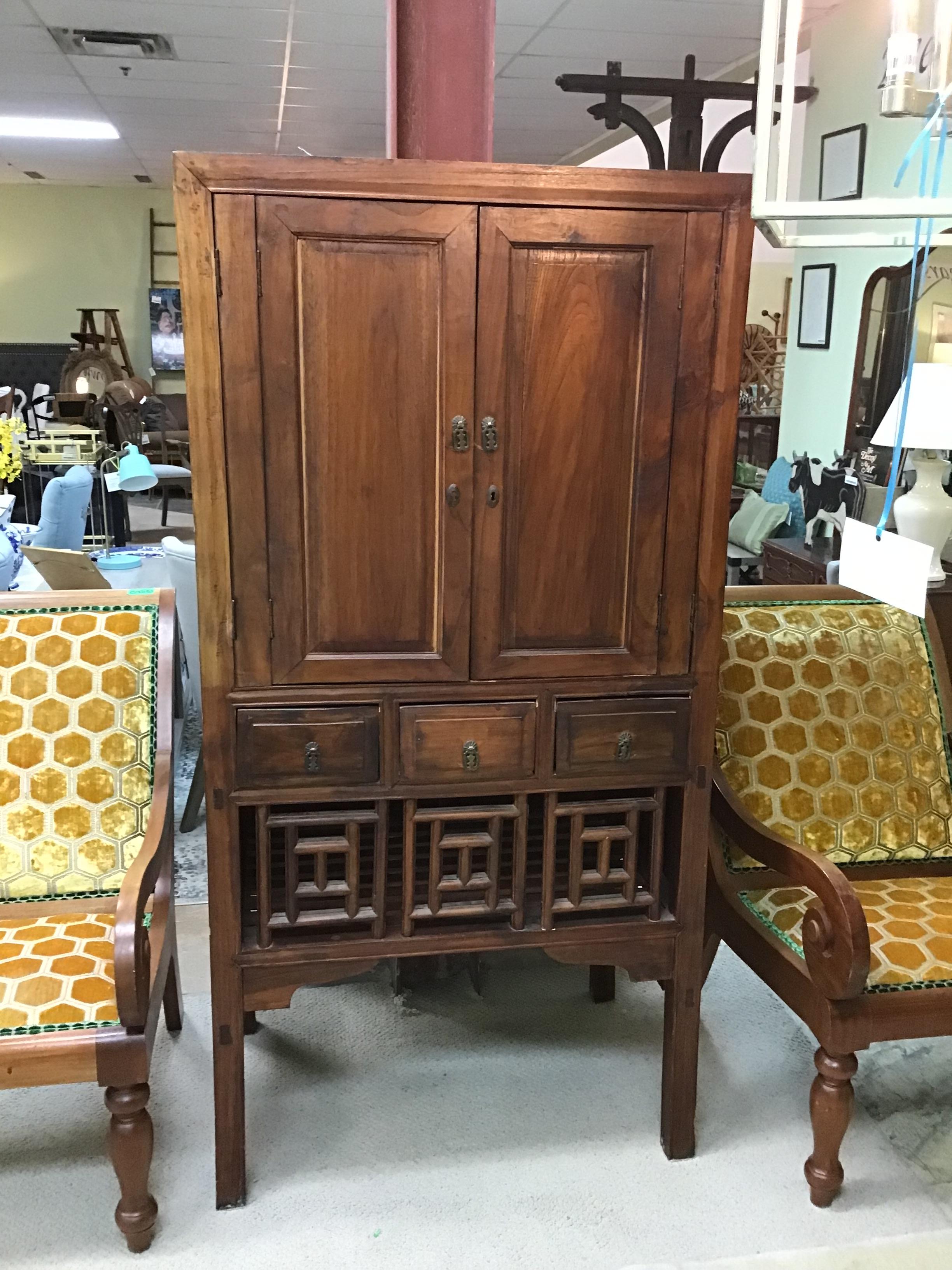 Asian Armoire Cabinet