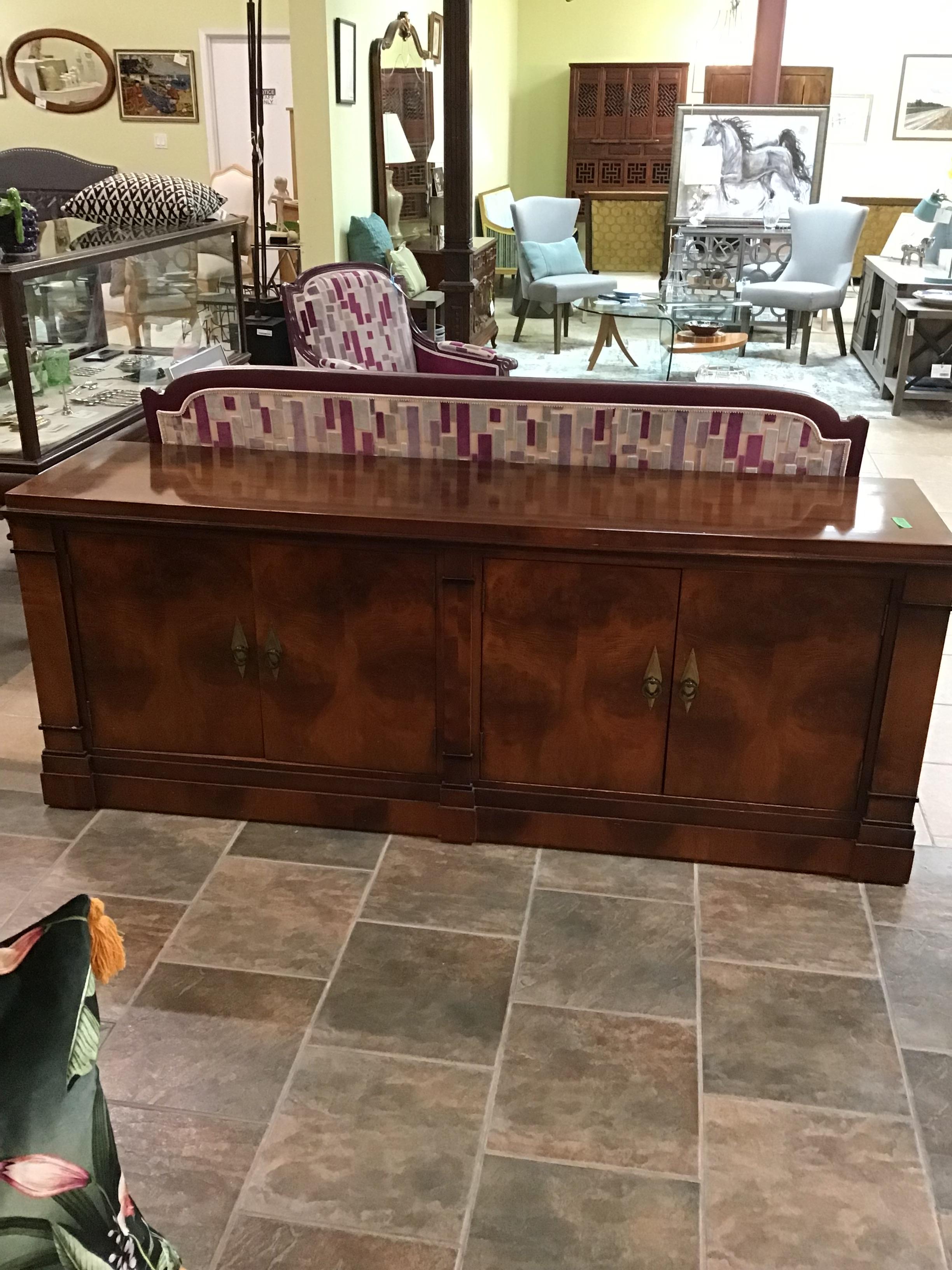CENTURY Biedermeier Burled Walnut Buffet