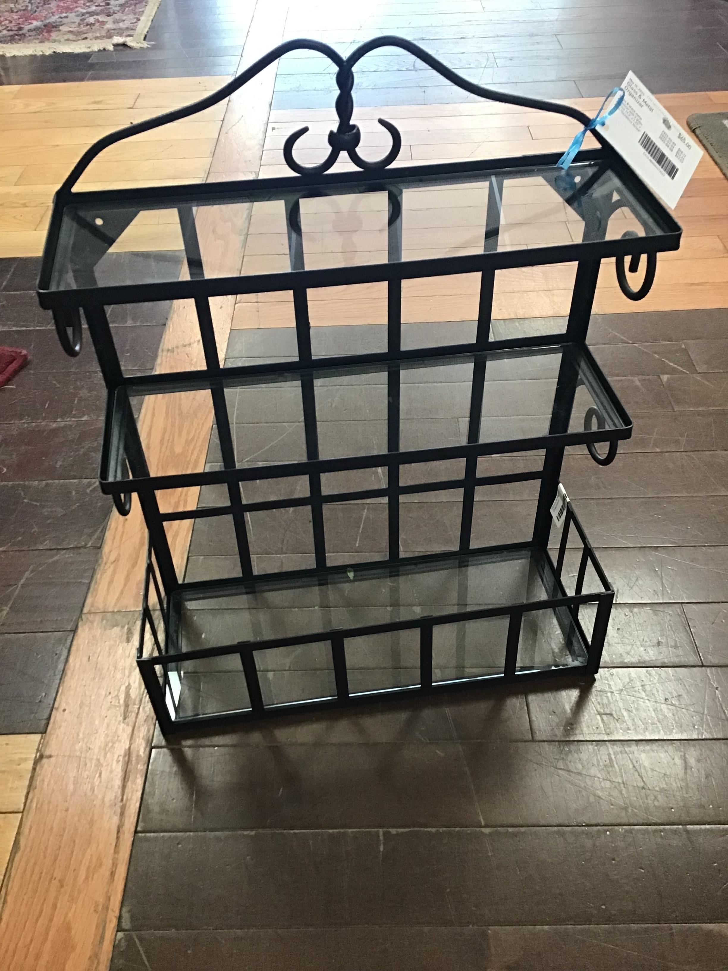 Glass & Metal Organizer