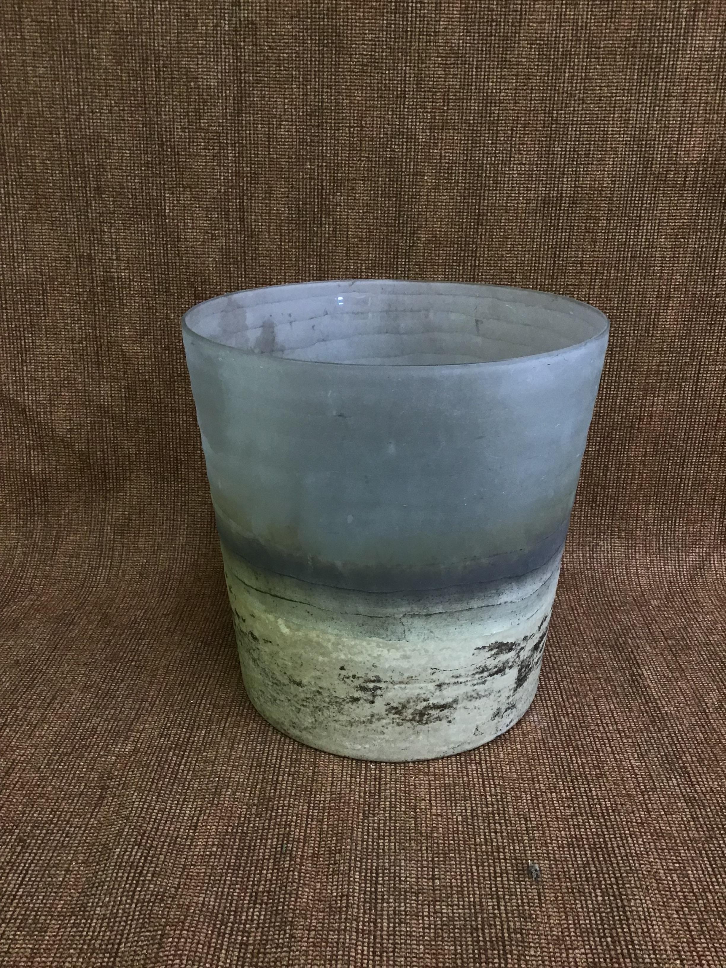 Decorative Round Glass Planter/Vase