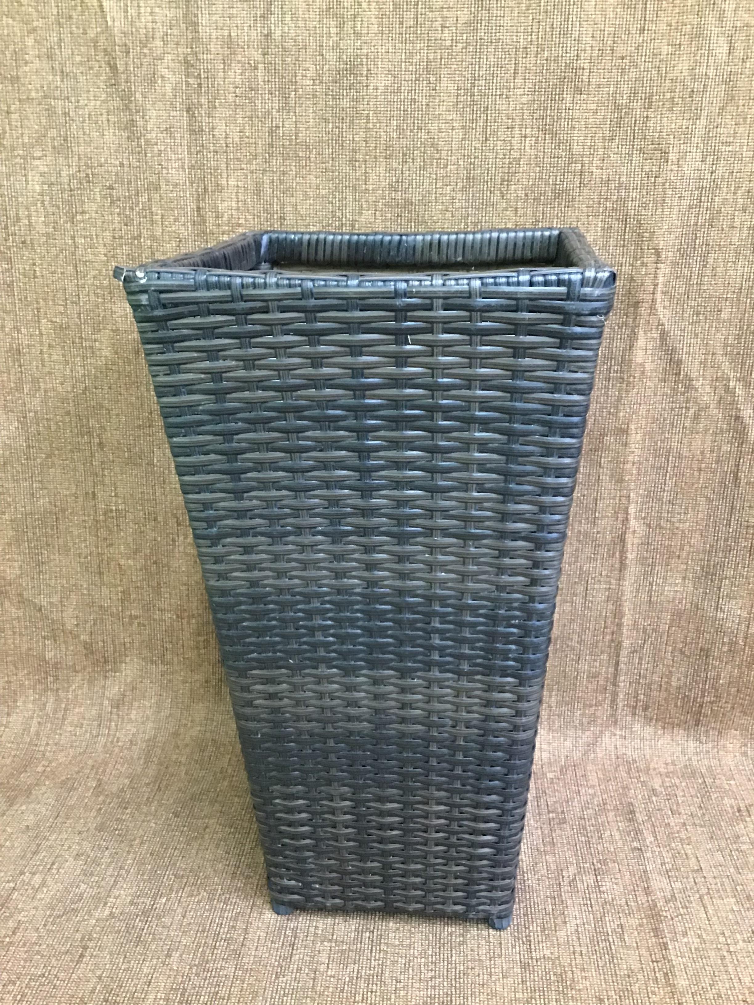 Resin Wicker Planter Box