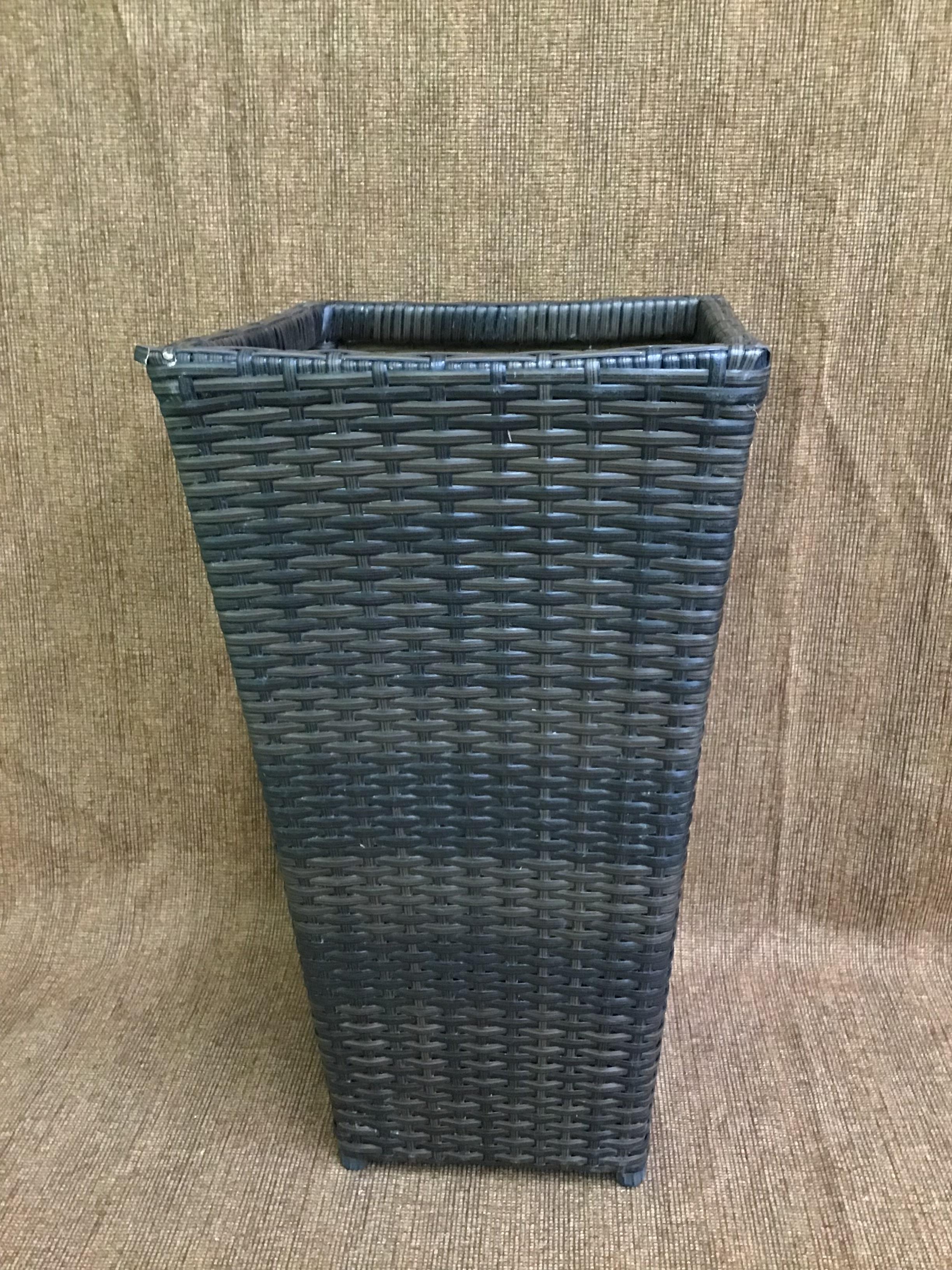 Resin Wicker Planter Box
