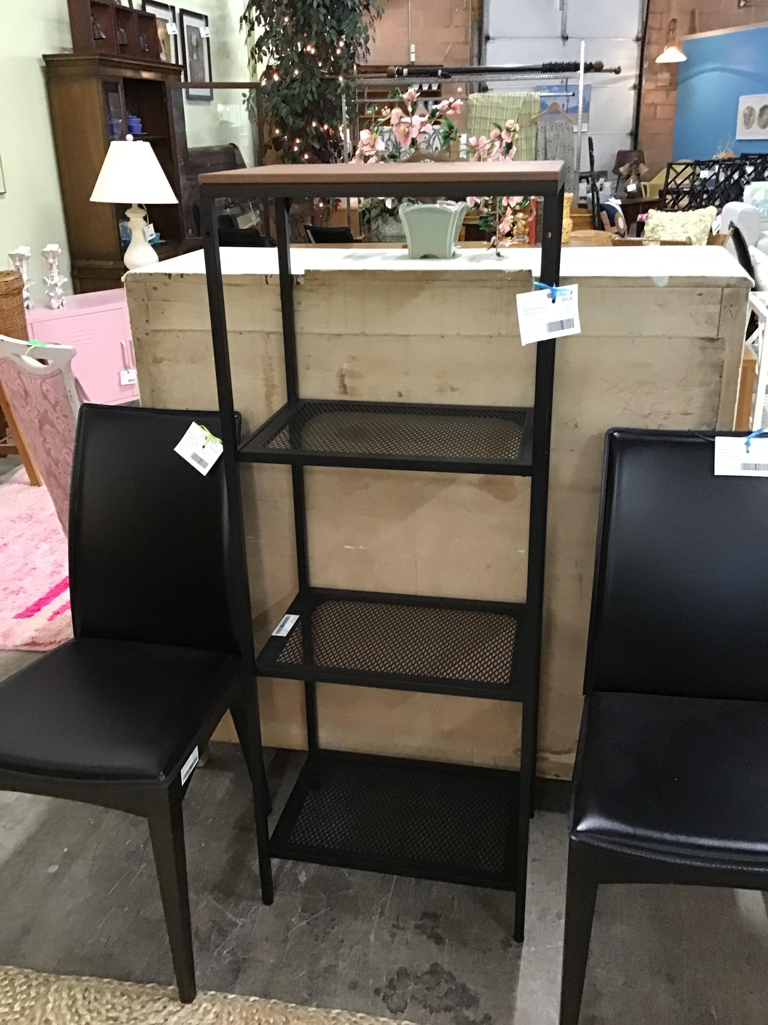 Industrial-style Shelving Unit