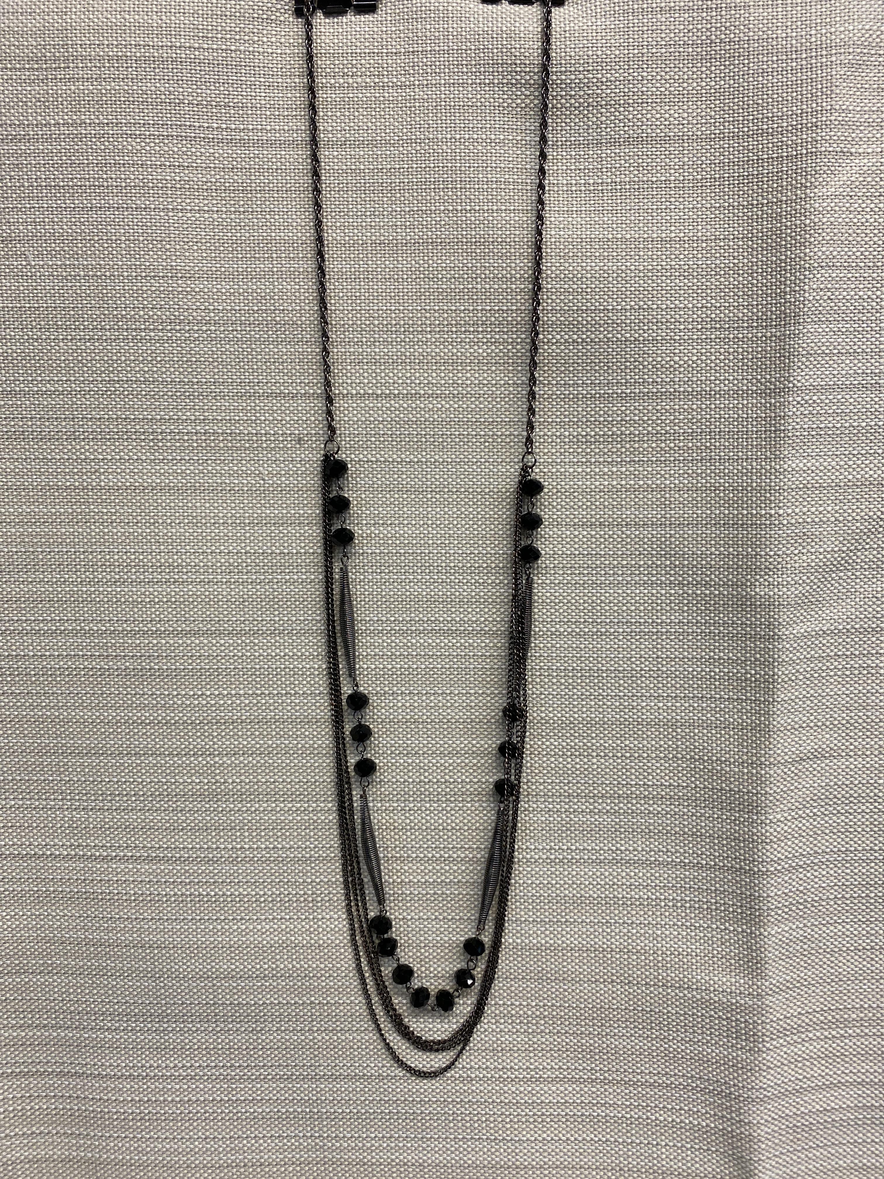 4 Strand Necklace – Black Springs