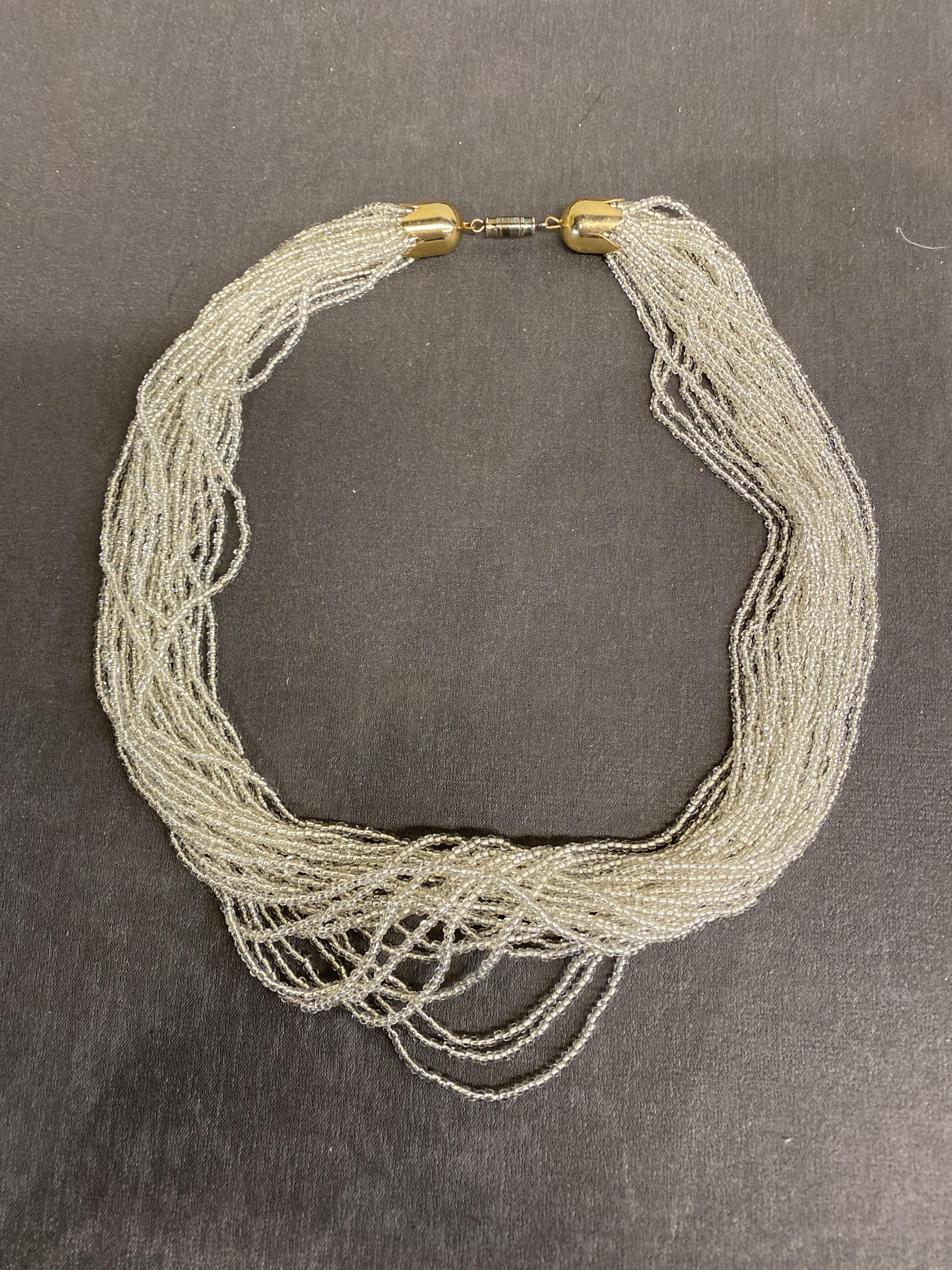 23 Strand Necklace – Seed Bead