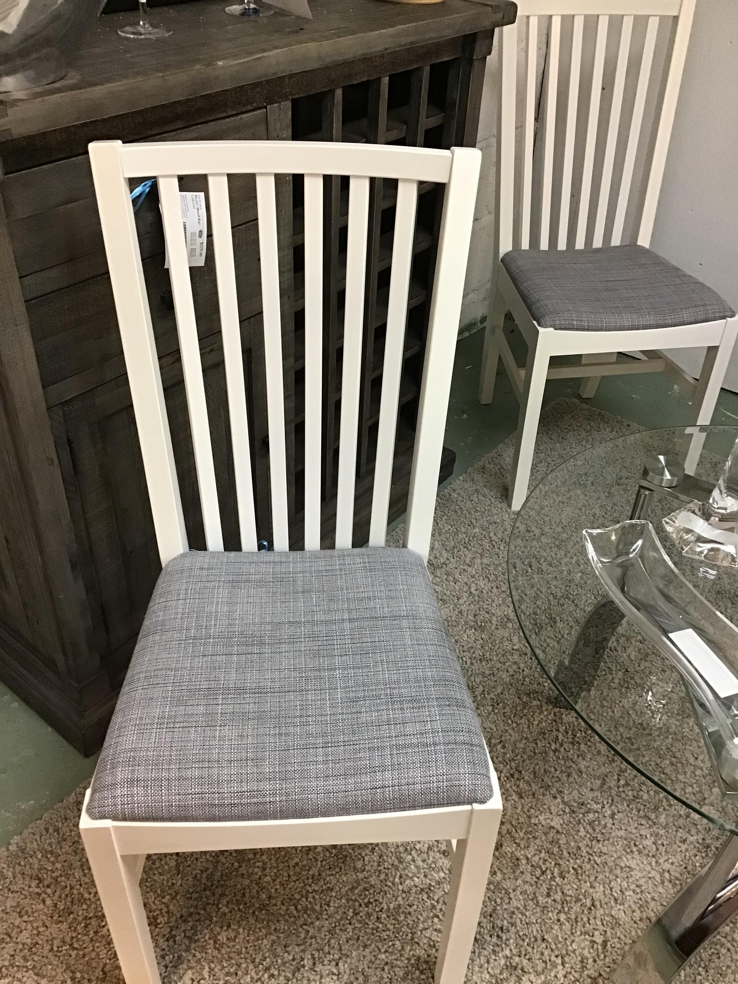 White Wood Dining Chair