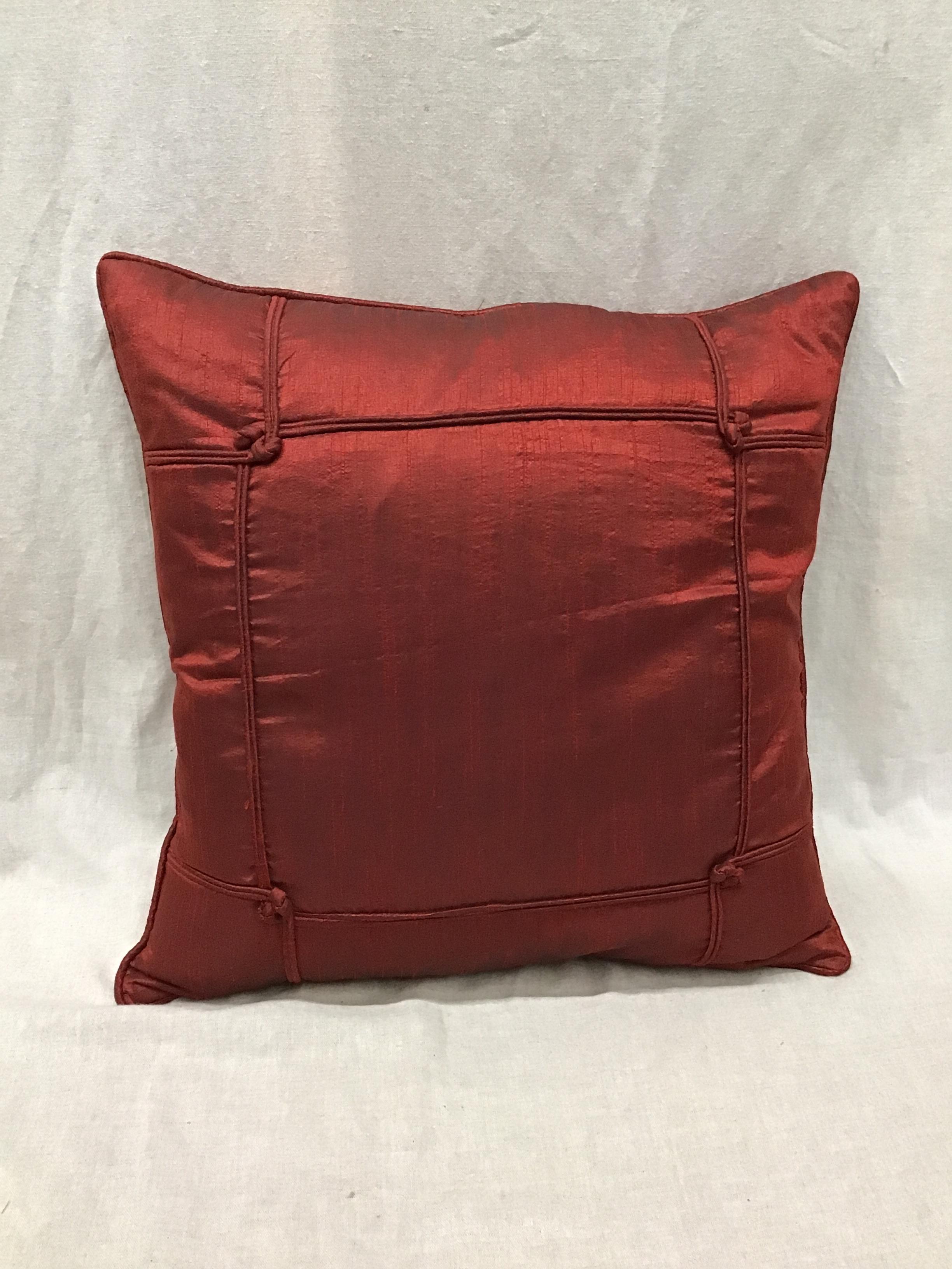 Crimson 20″ Pillow